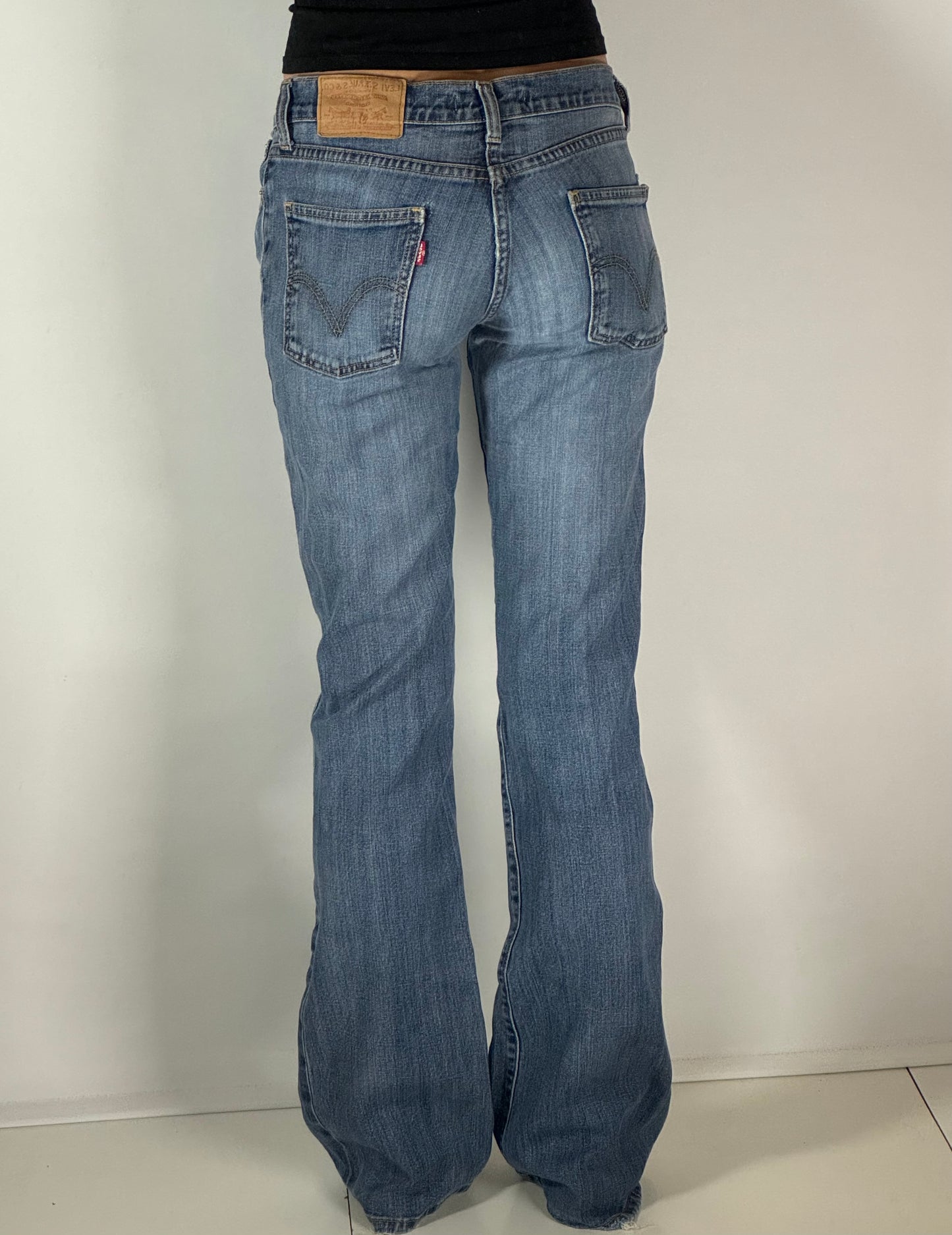 Lågmidjade jeans stl: S