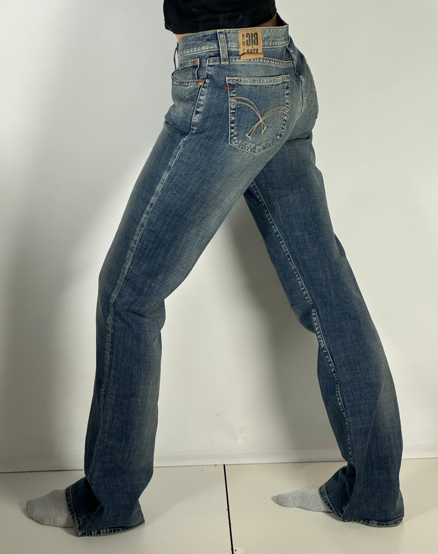 Lågmidjade jeans stl: S