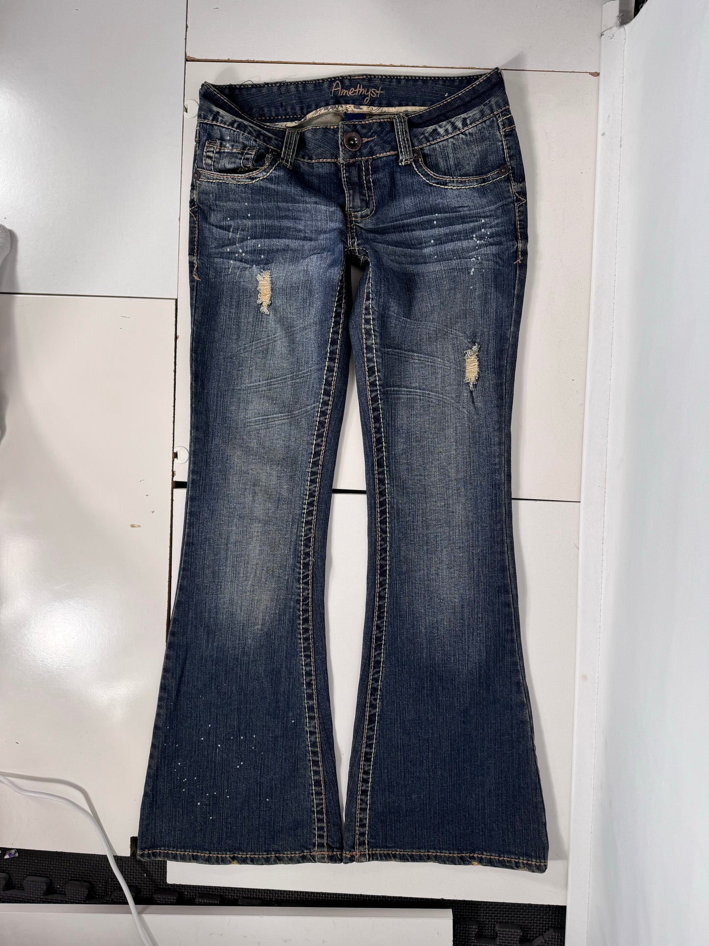 Lavtaljede jeans str: S
