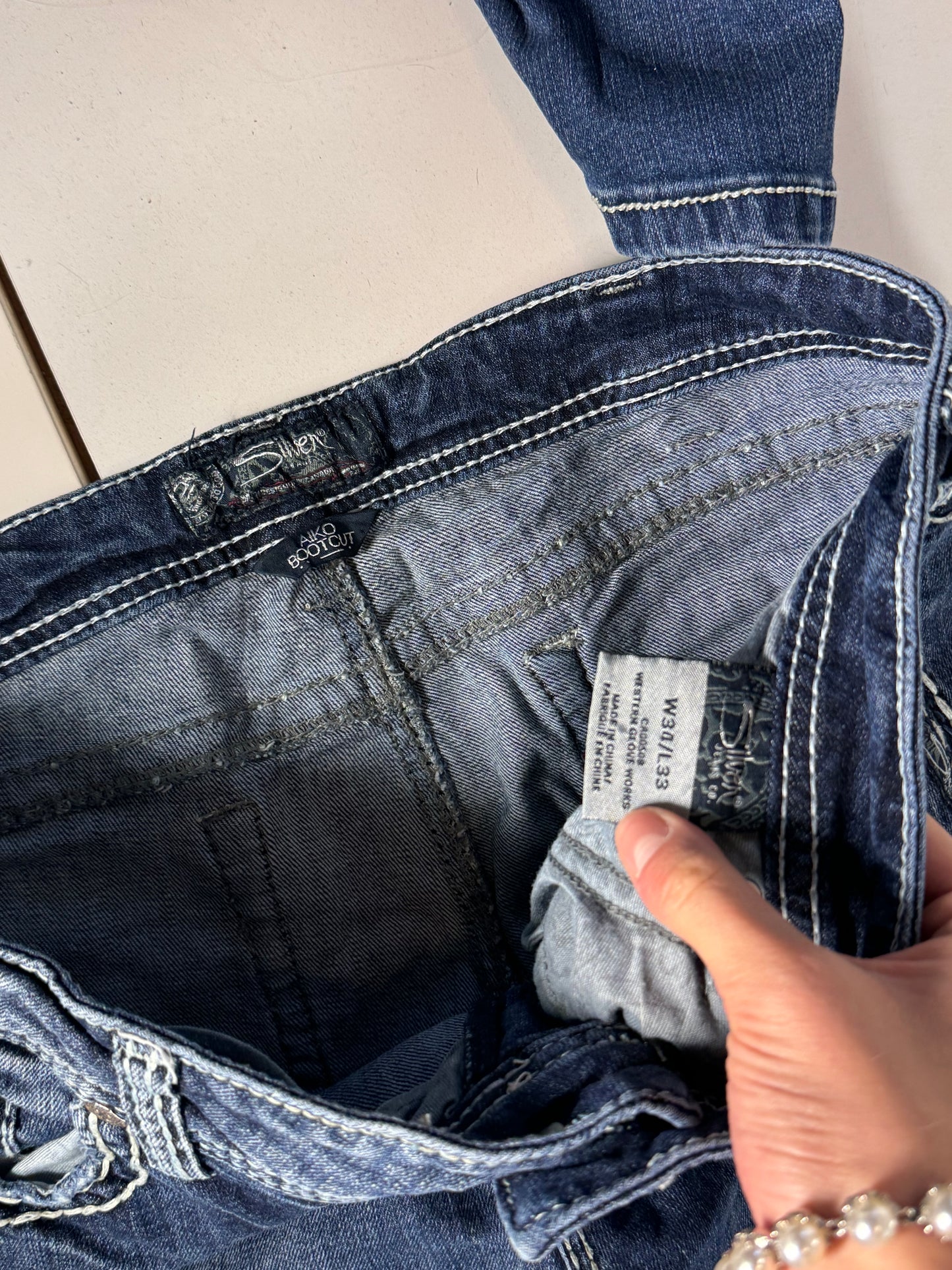 Lågmidjade jeans stl: L