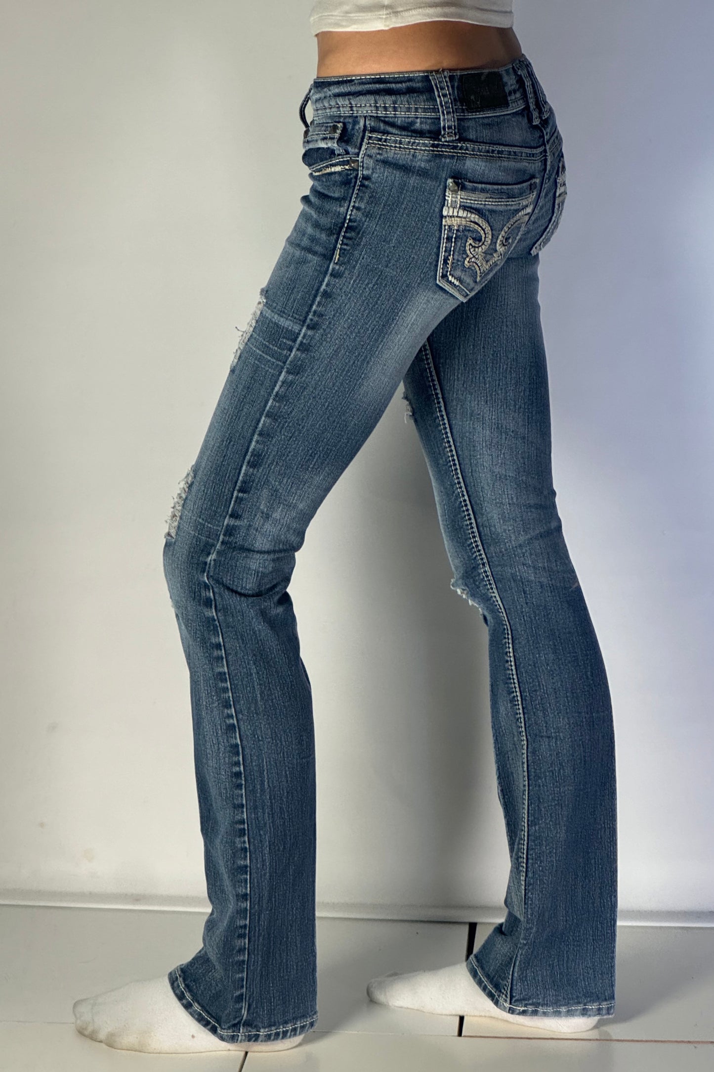 Lågmidjade jeans stl: XS