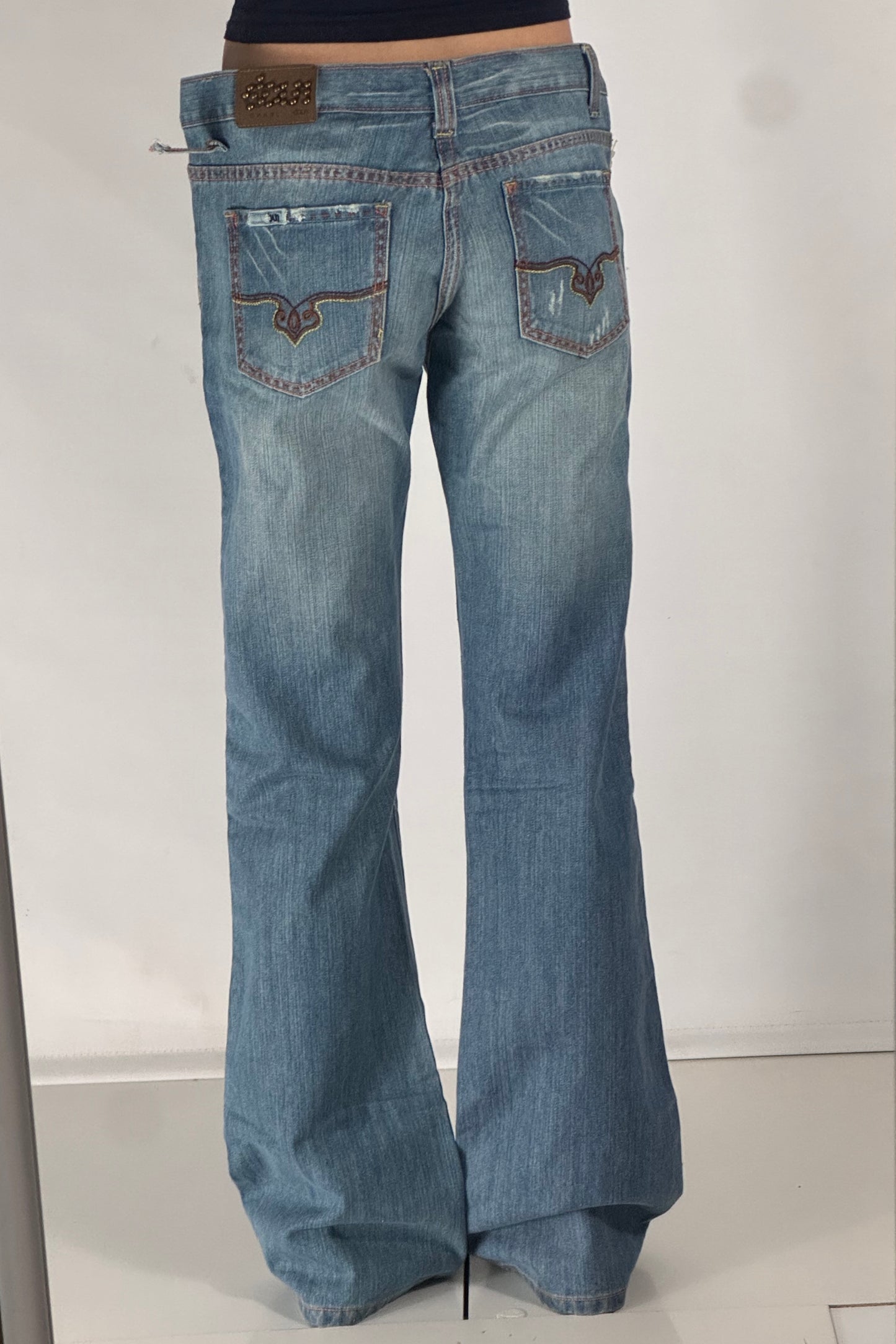 Lågmidjade jeans stl: M