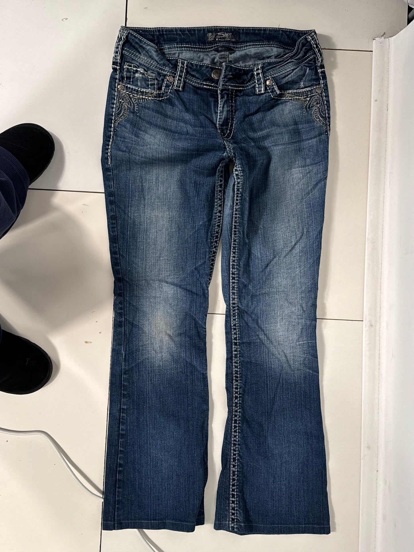 Lågmidjade jeans stl: M
