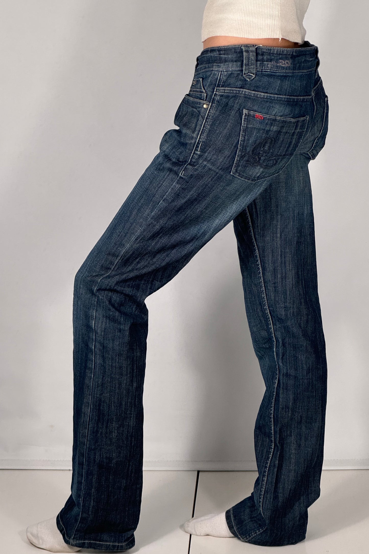 Lavtaljede jeans str: S/M
