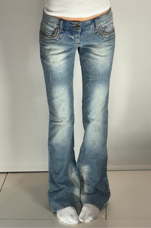 Lågmidjade jeans stl: S