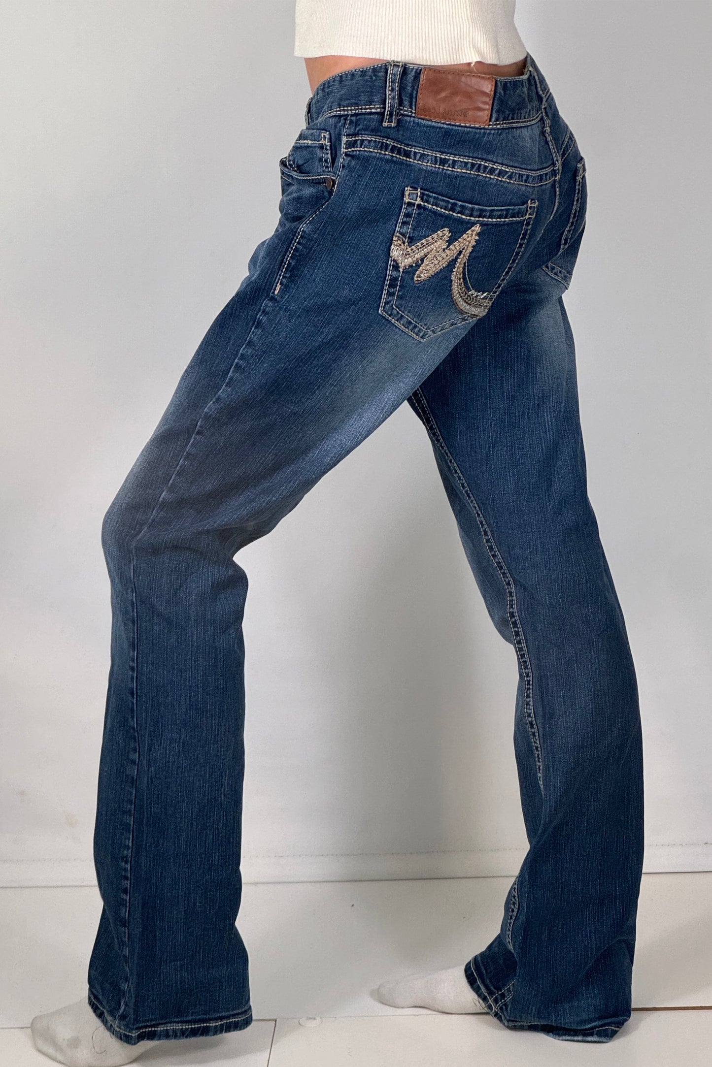 Lågmidjade jeans stl: M