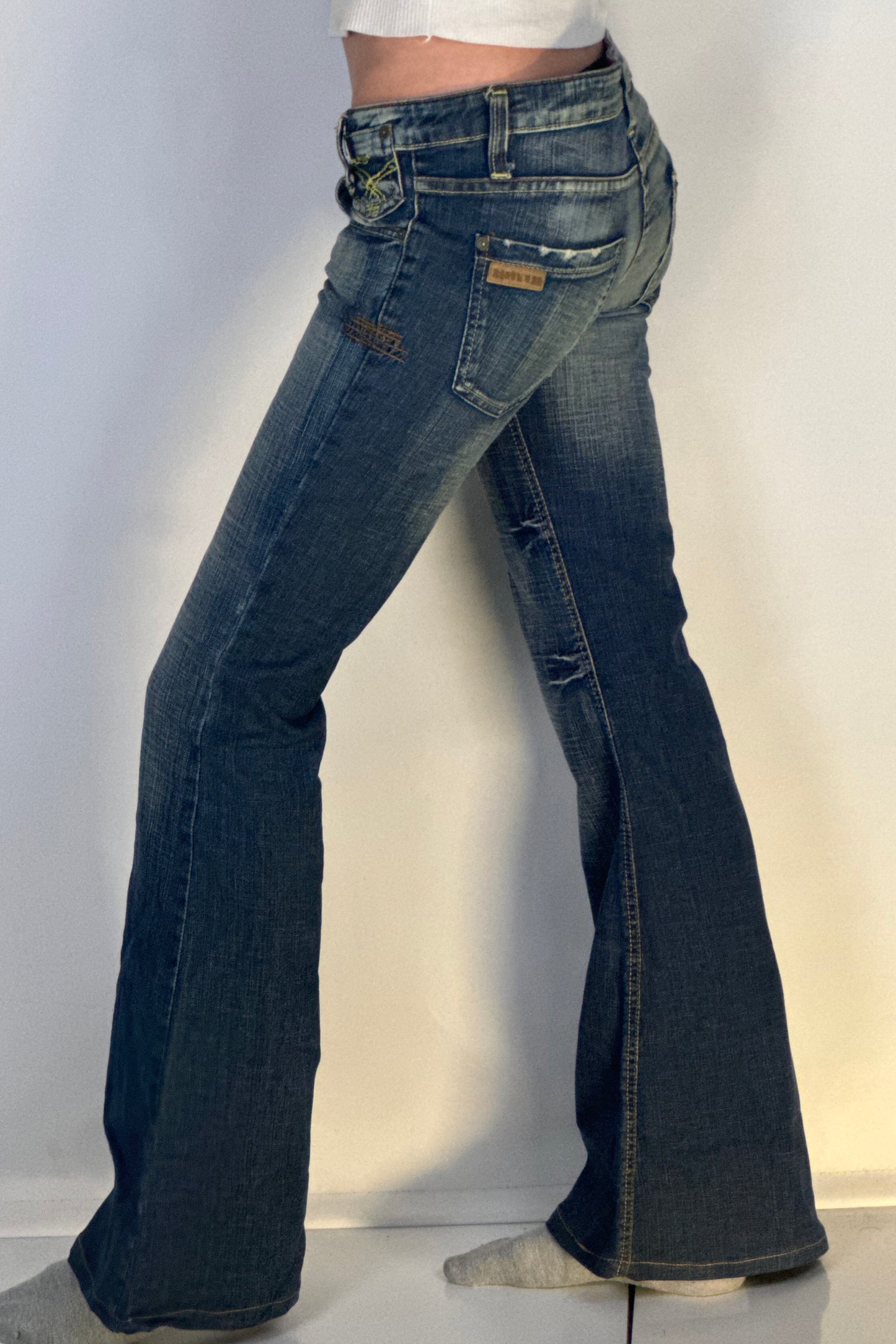 Lågmidjade jeans stl: S