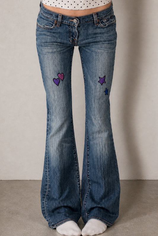 Lågmidjade jeans stl: XS