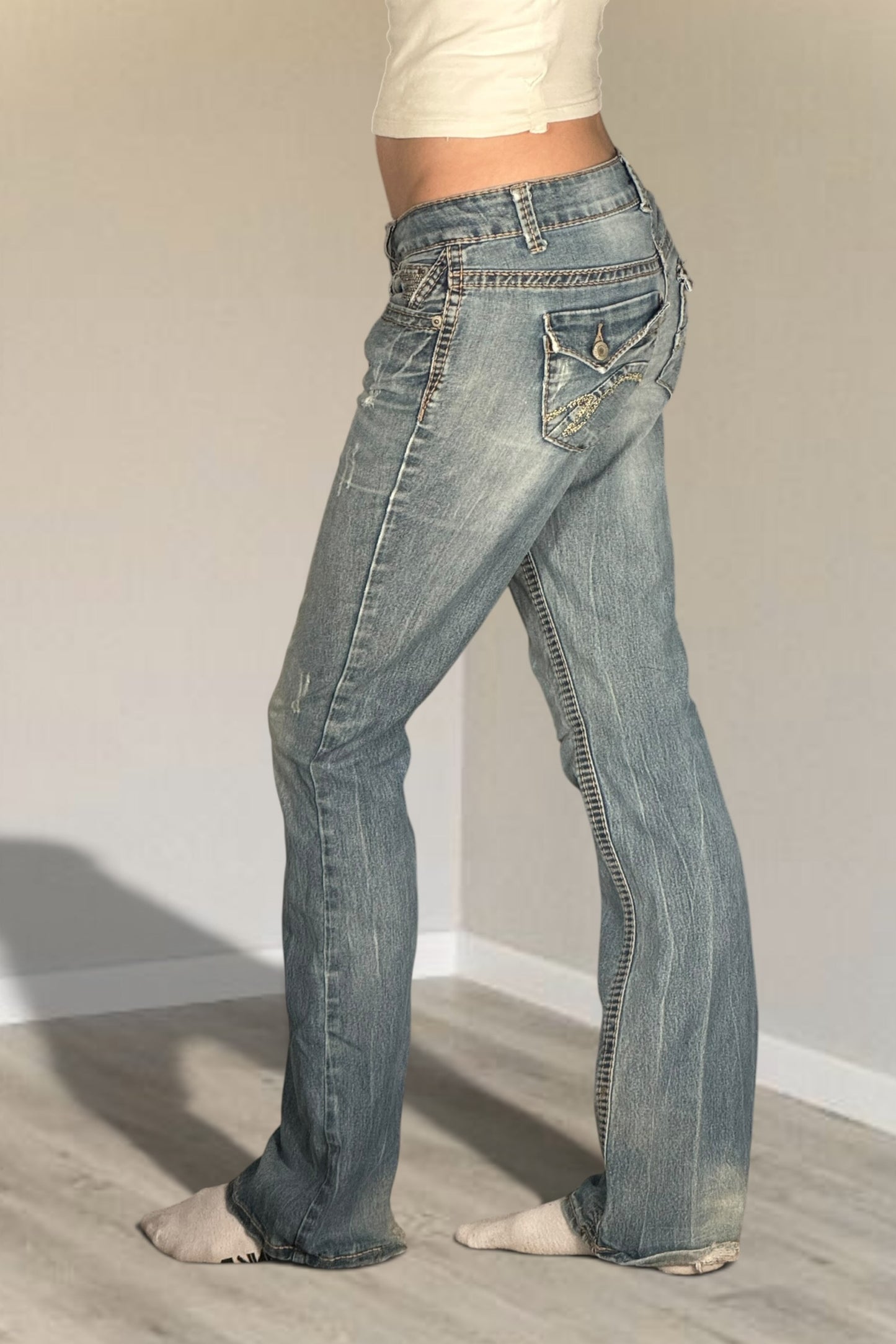 Lågmidjade jeans stl: XS