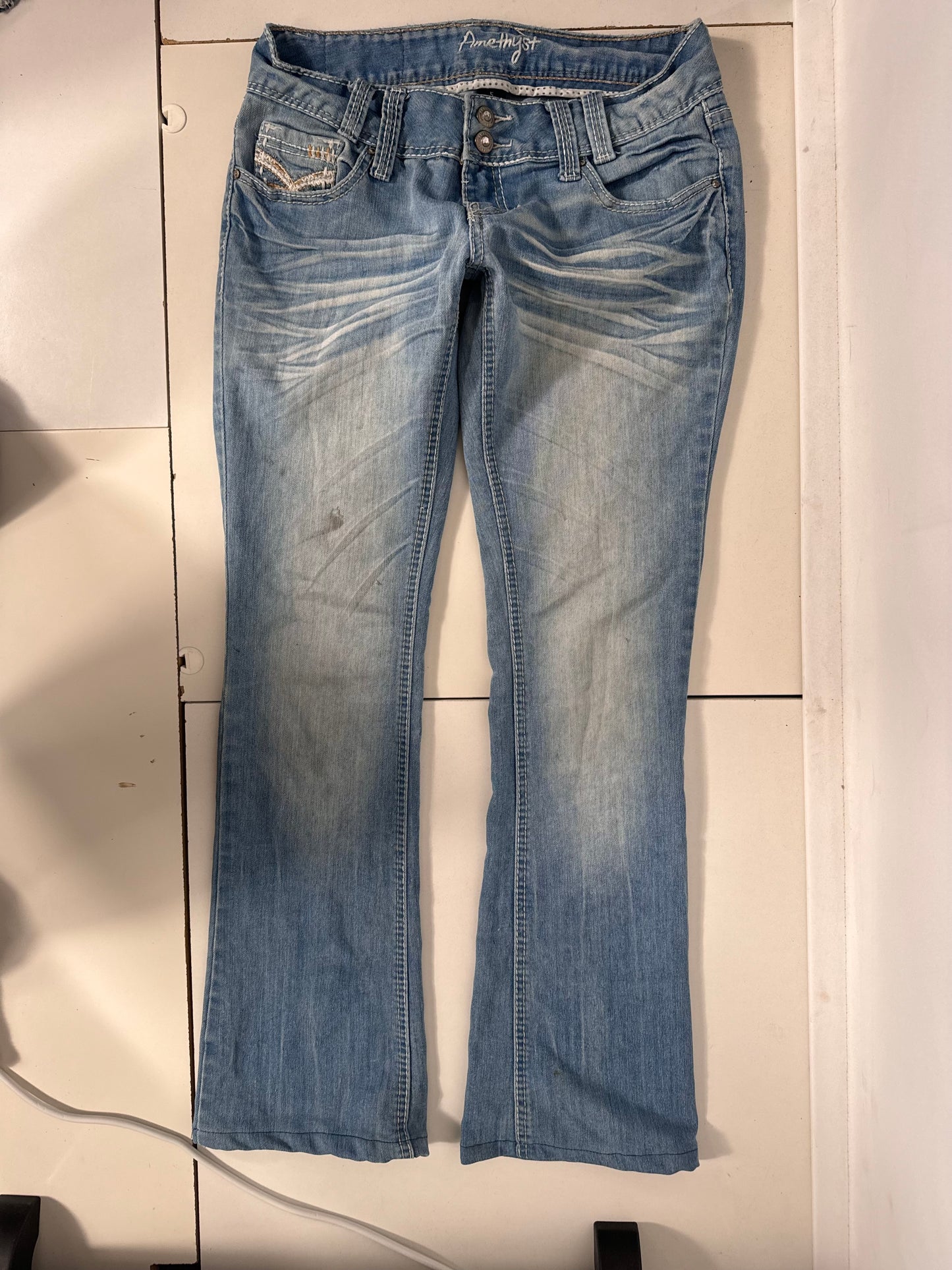 Lågmidjade jeans stl: S