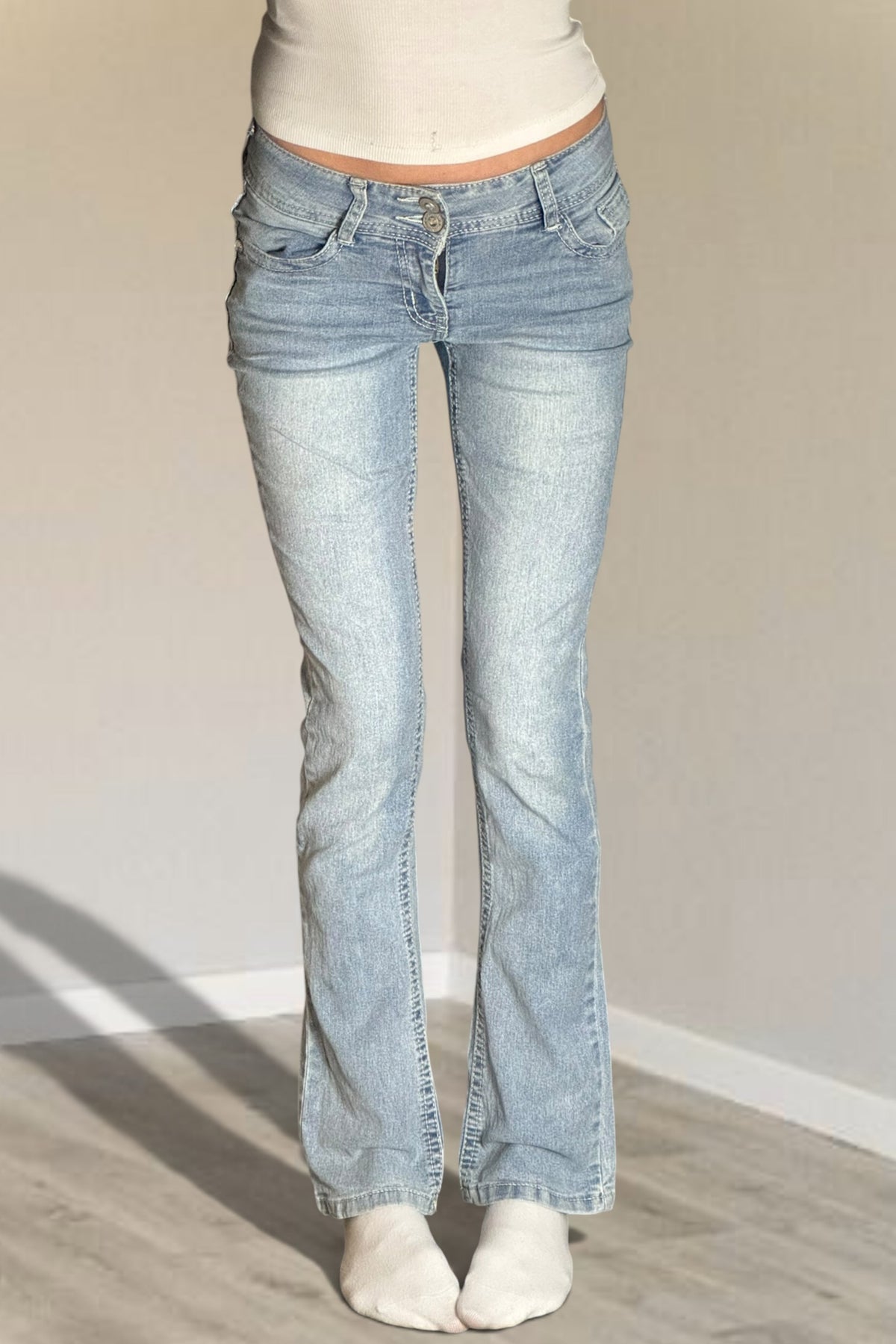 Lågmidjade jeans stl: XXS