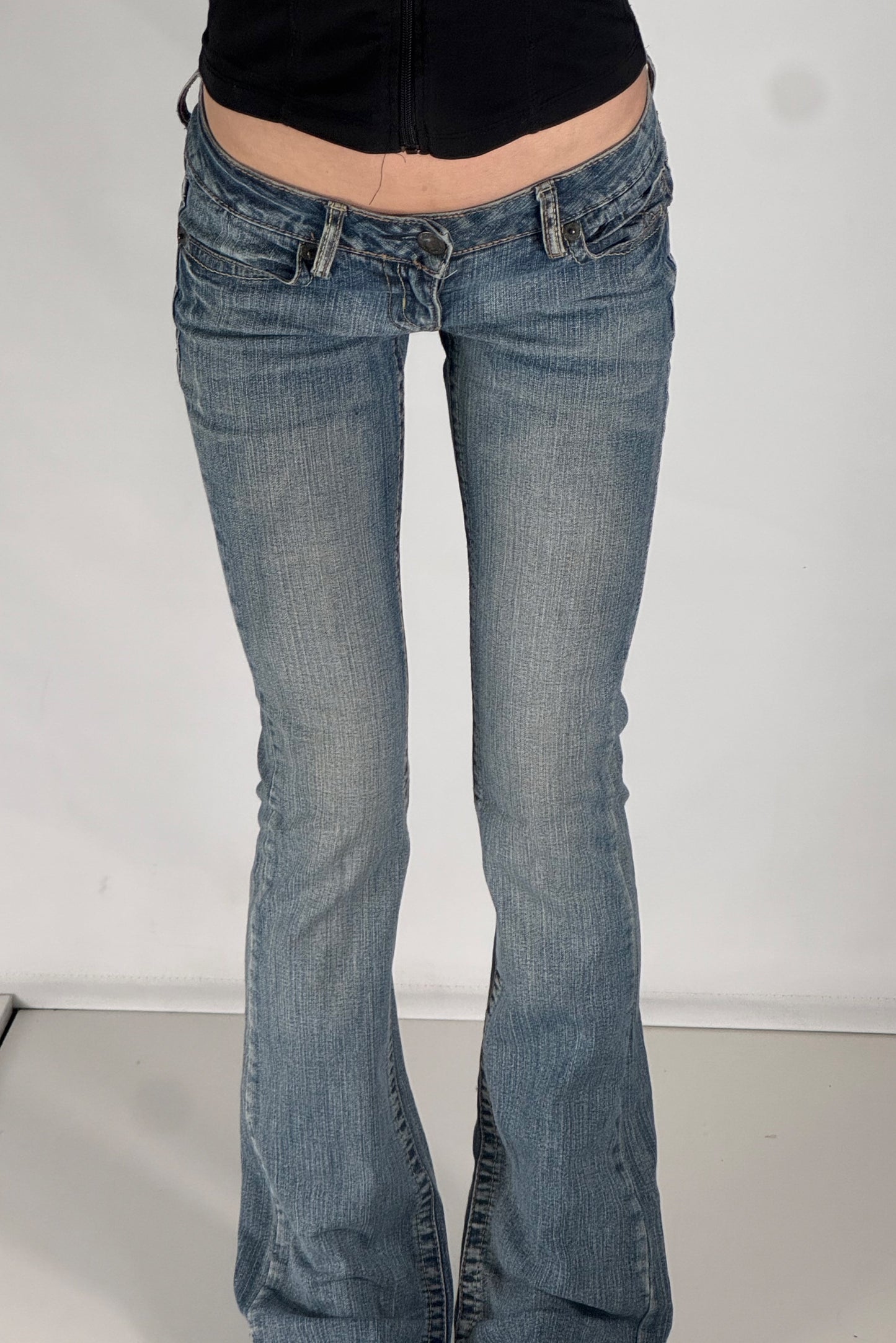 Lågmidjade jeans stl: XS