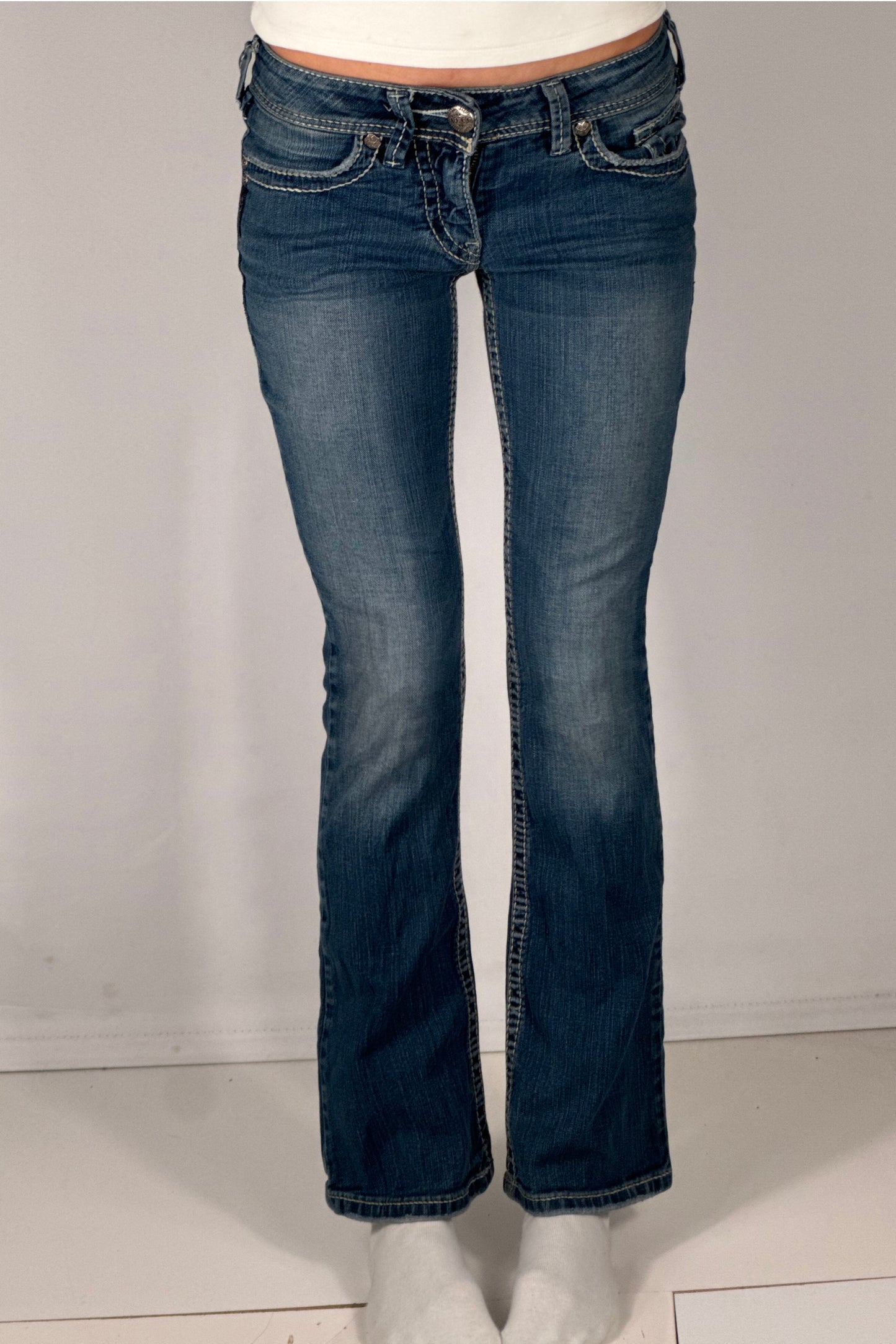 Lågmidjade jeans stl: XS