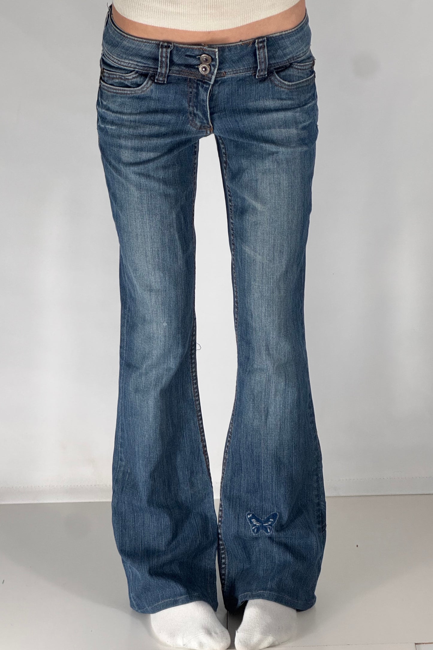 Lågmidjade jeans stl: XS/S