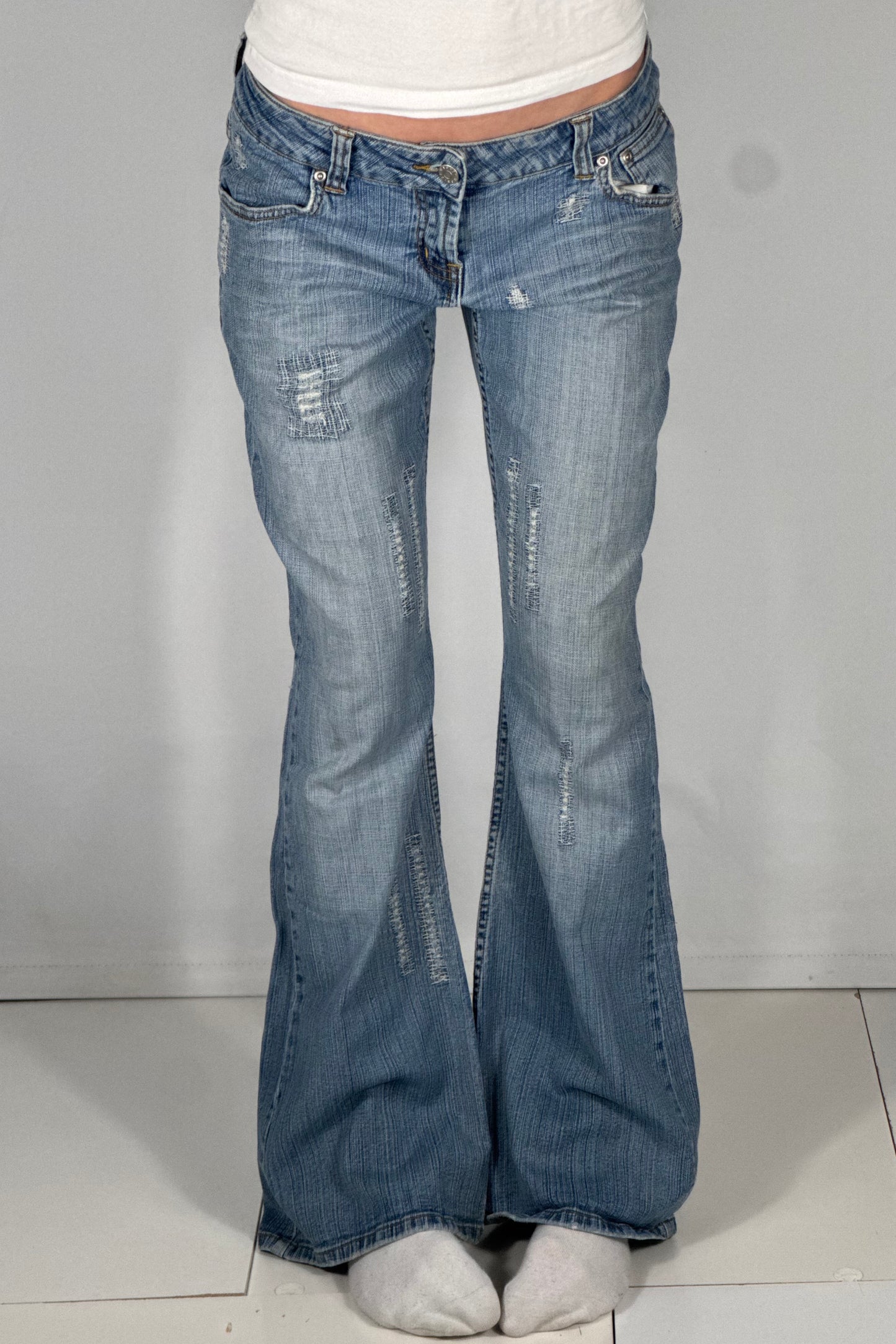 Lågmidjade jeans stl: S