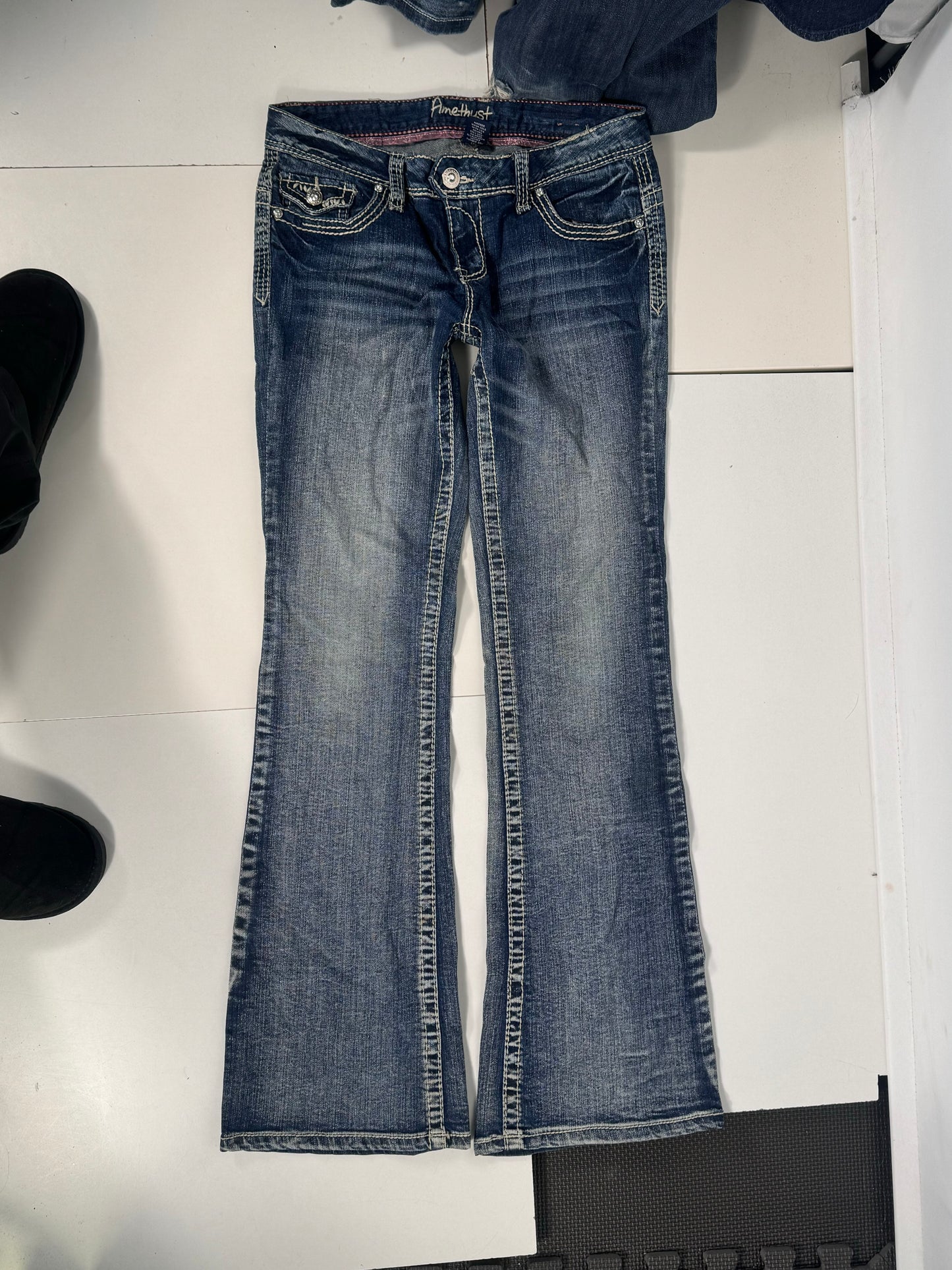 Lågmidjade jeans stl: S/M