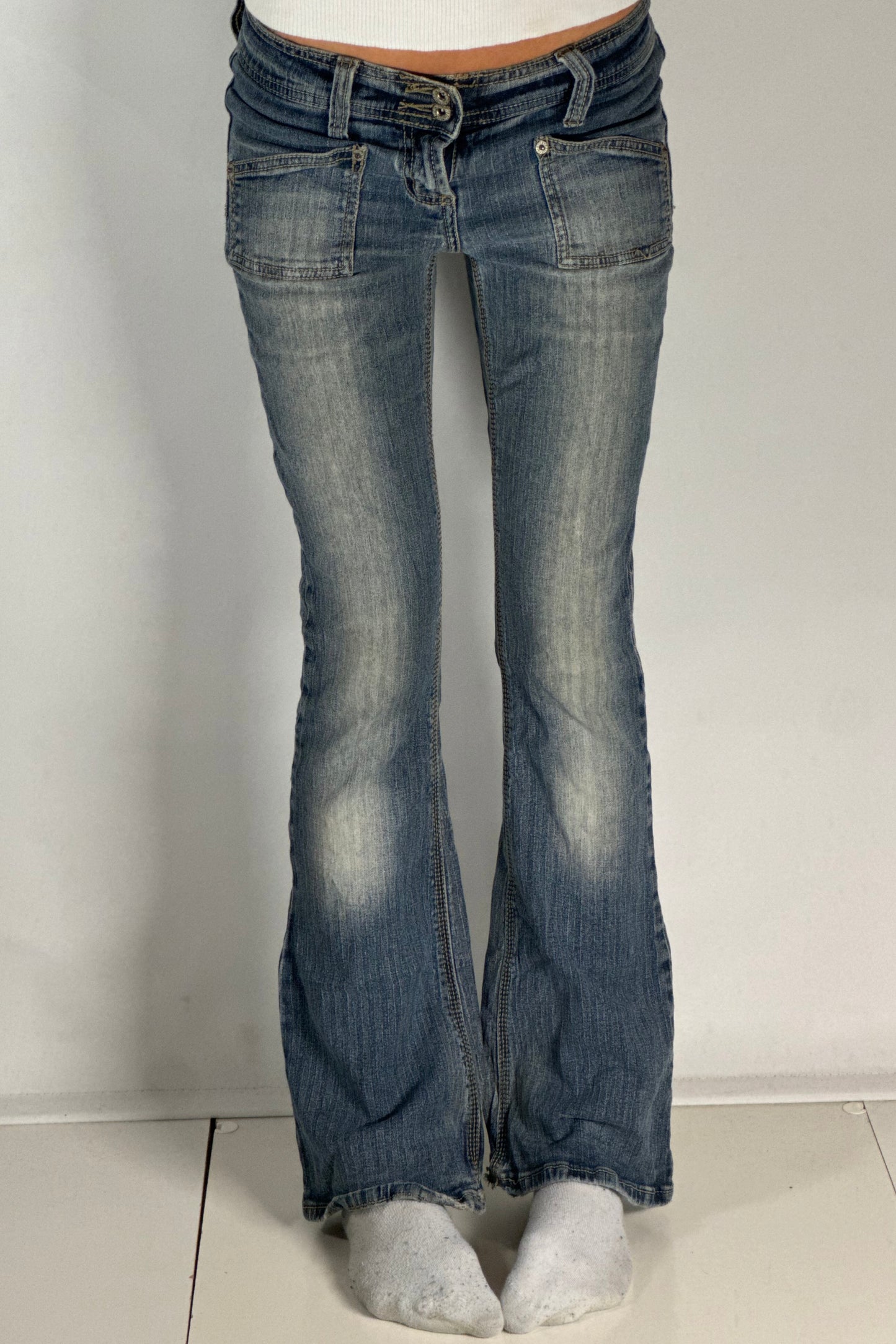 Lågmidjade jeans stl: XS