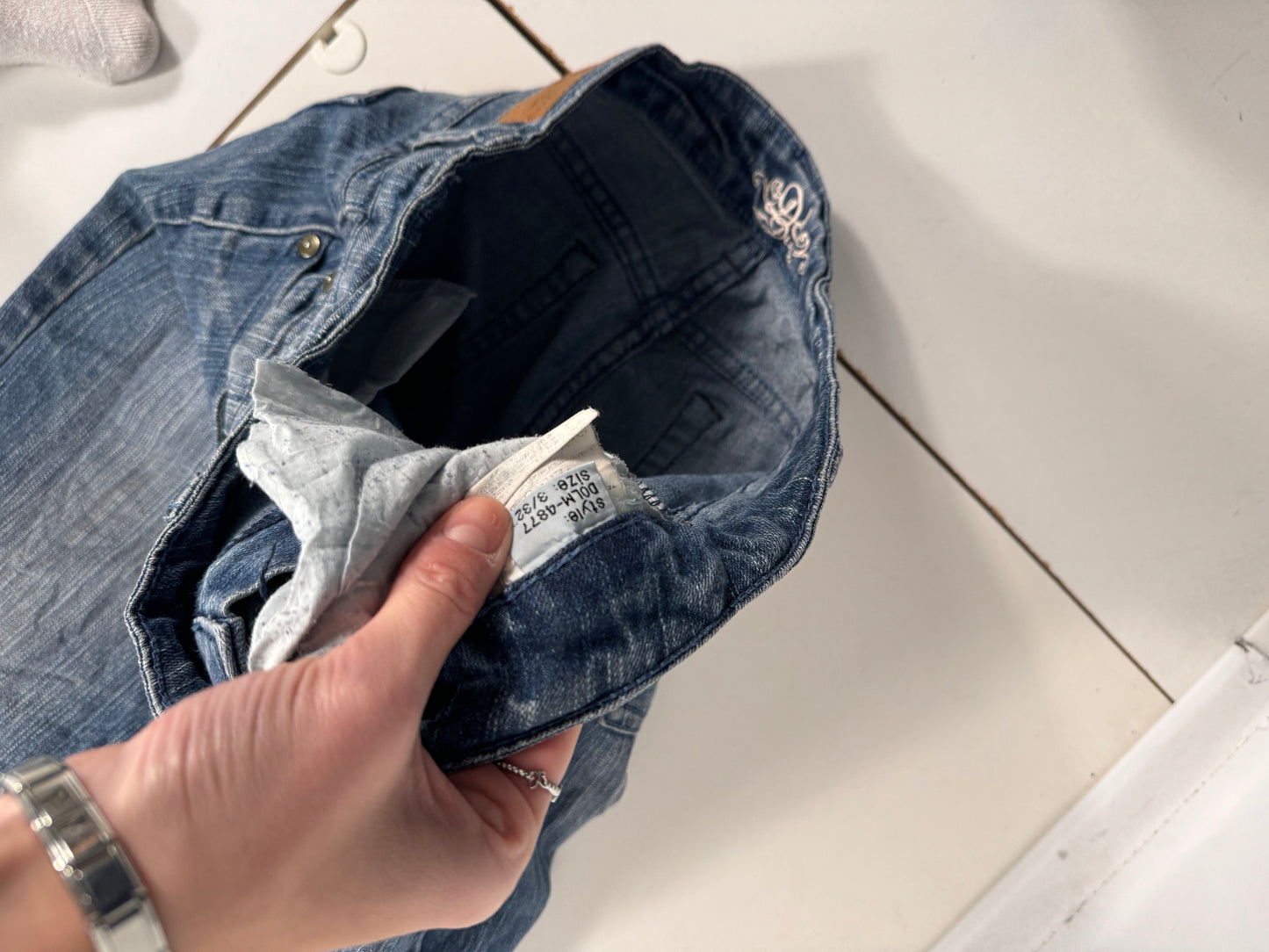 Lågmidjade jeans stl: S