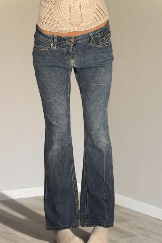 Lågmidjade jeans stl: S