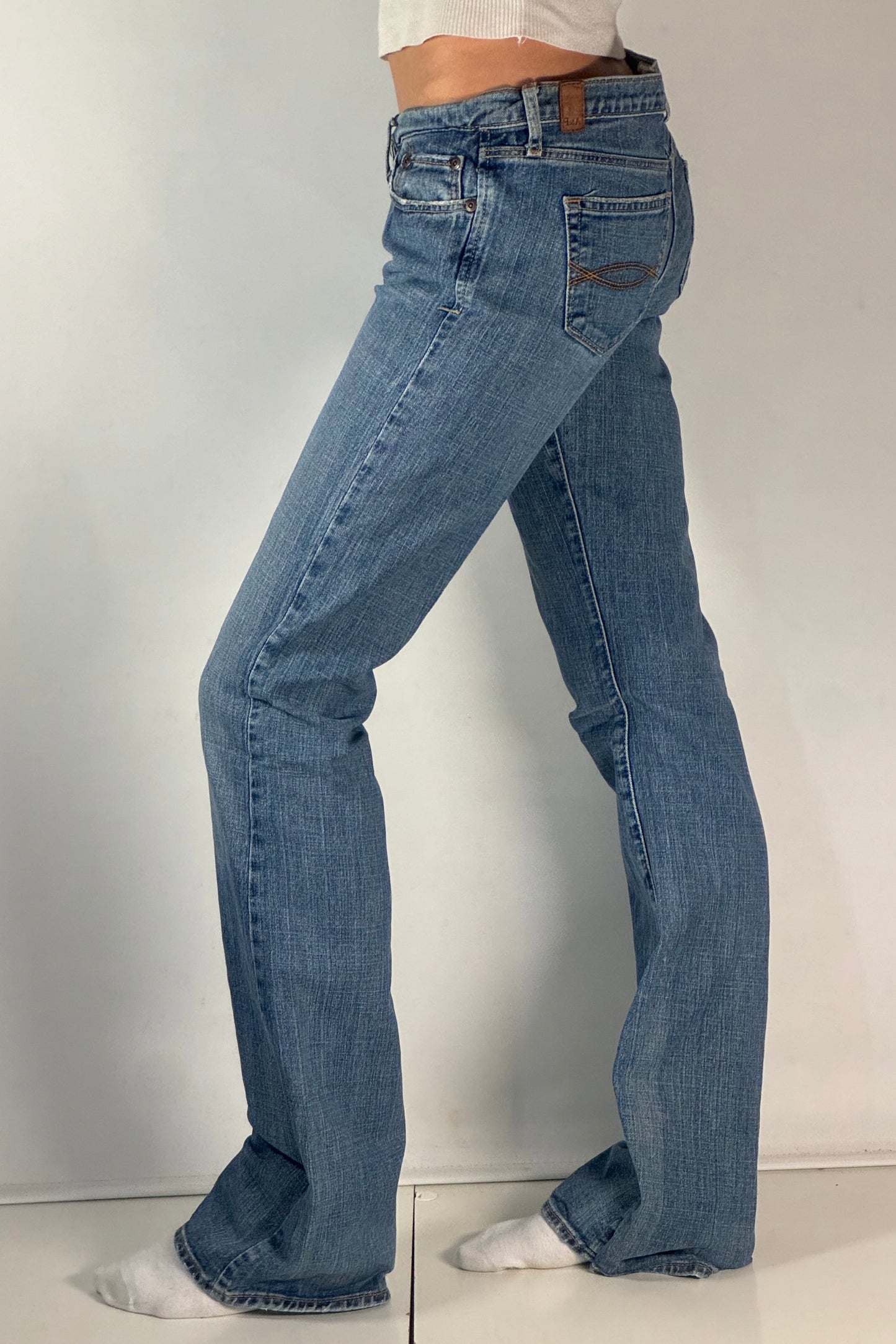 Lågmidjade jeans stl: S