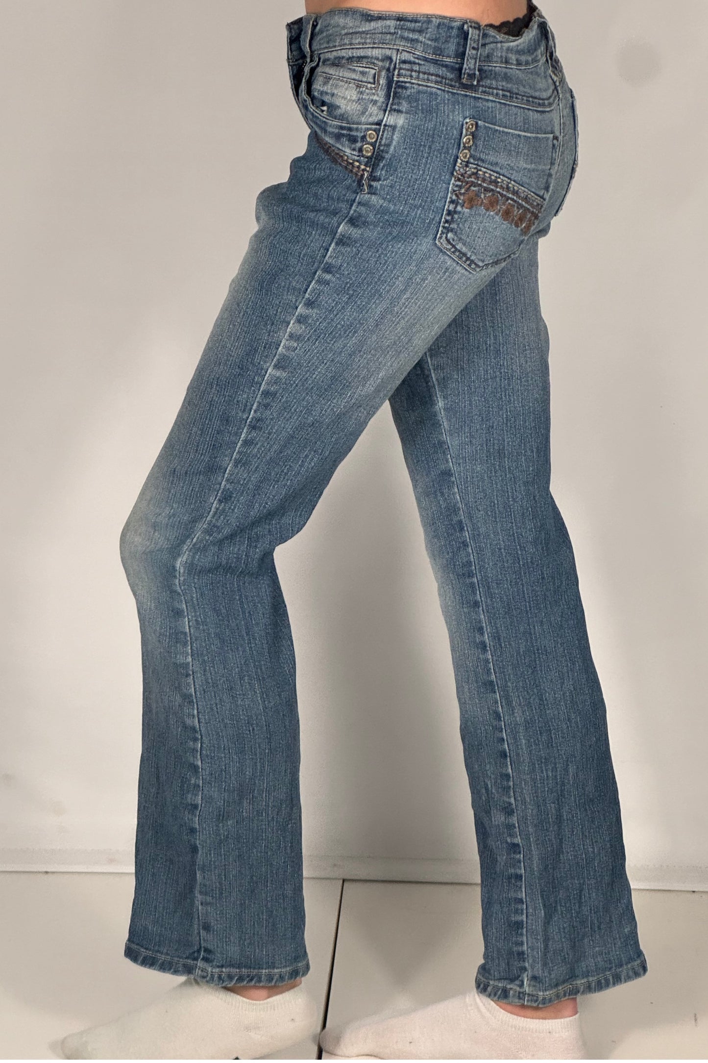 Lågmidjade jeans stl: S
