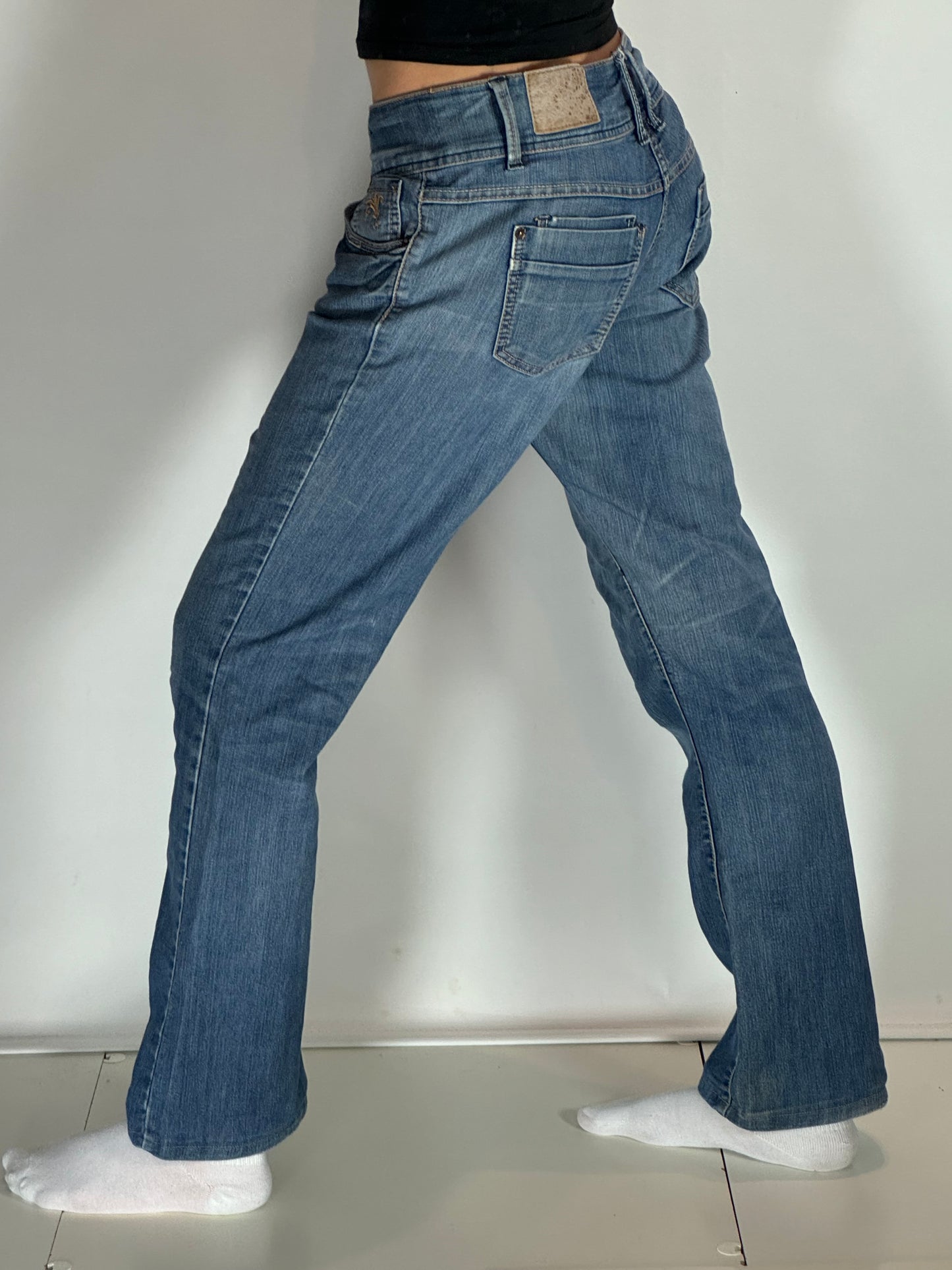 Lågmidjade jeans stl: M