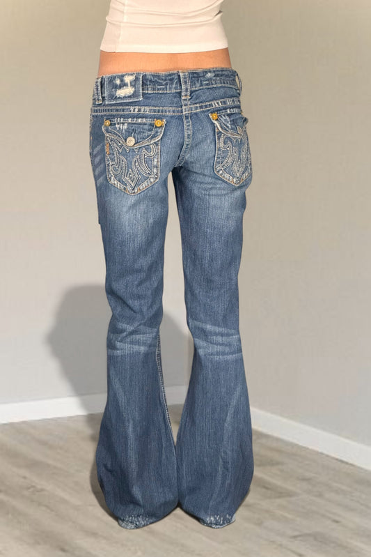 Lågmidjade jeans stl: S
