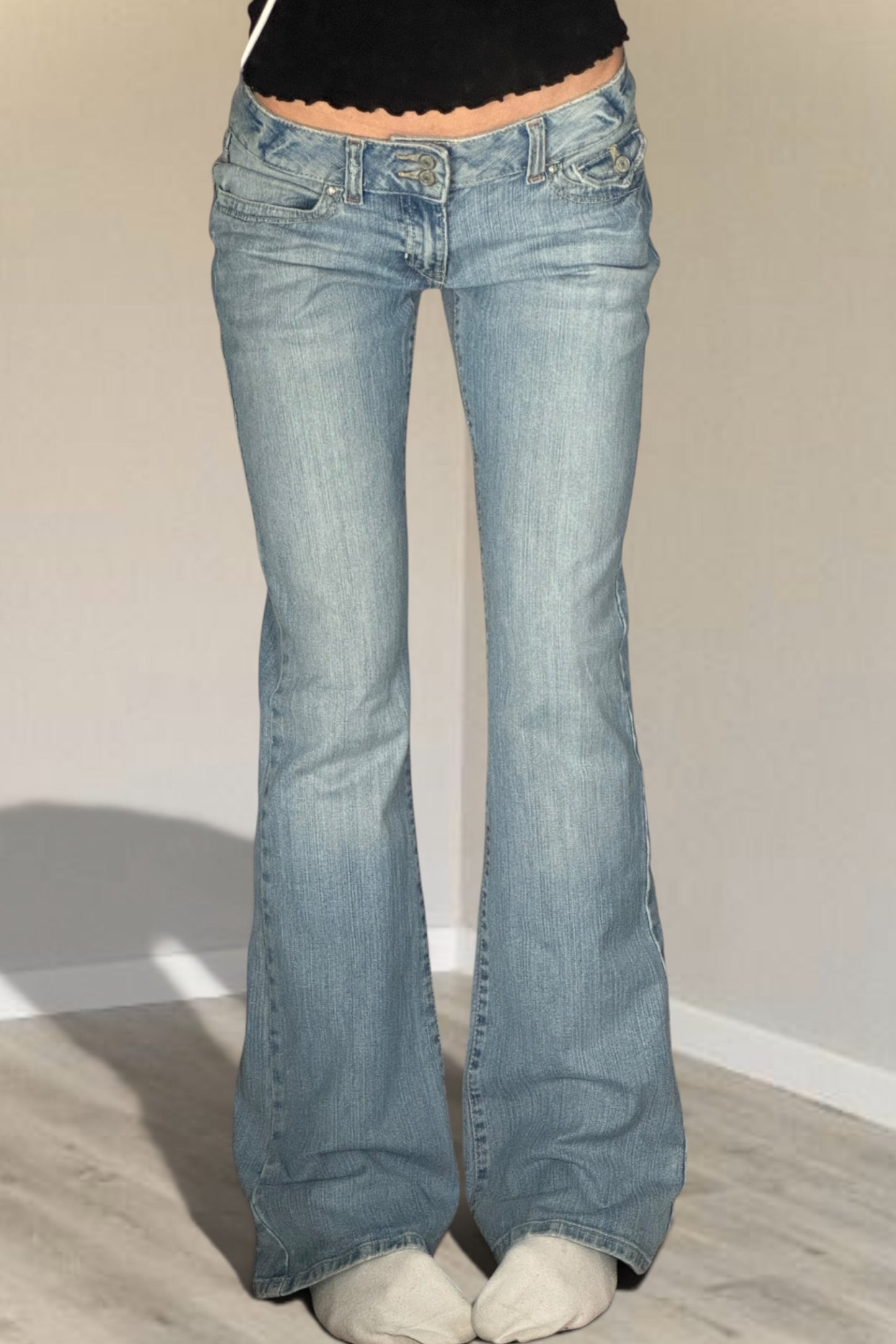 Lågmidjade jeans stl: S