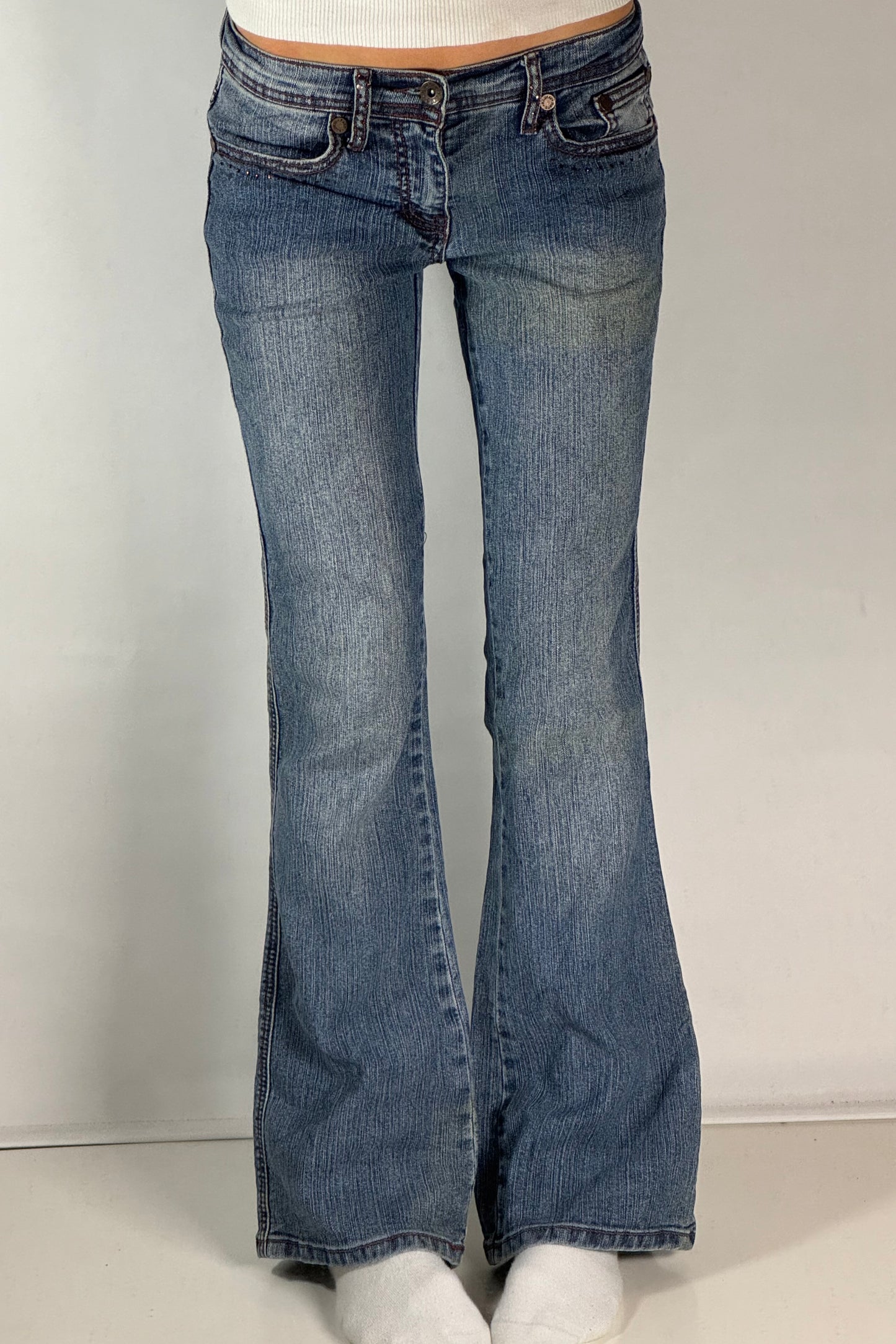Lågmidjade jeans stl: XS