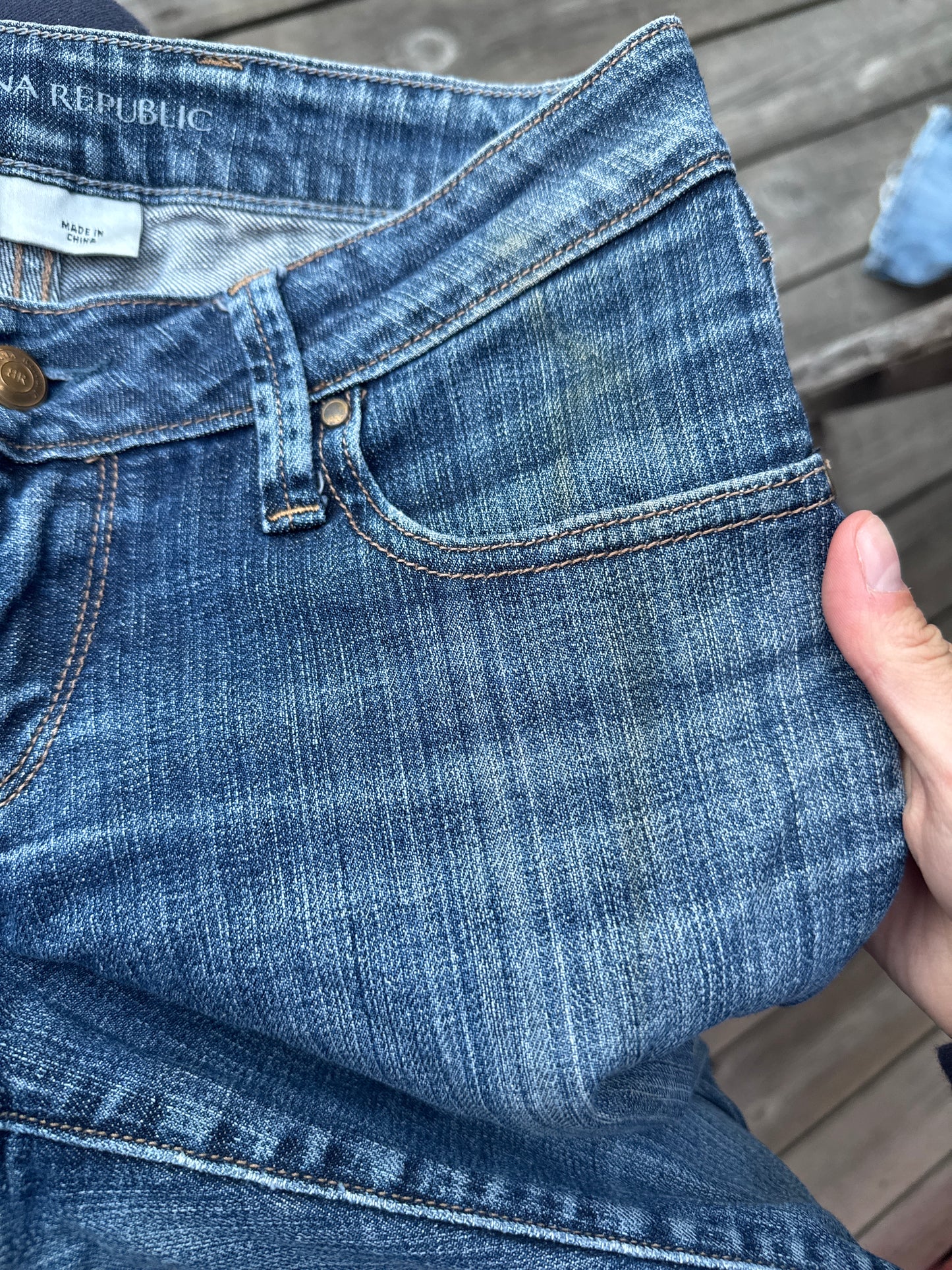 Lågmidjade jeans stl: XS