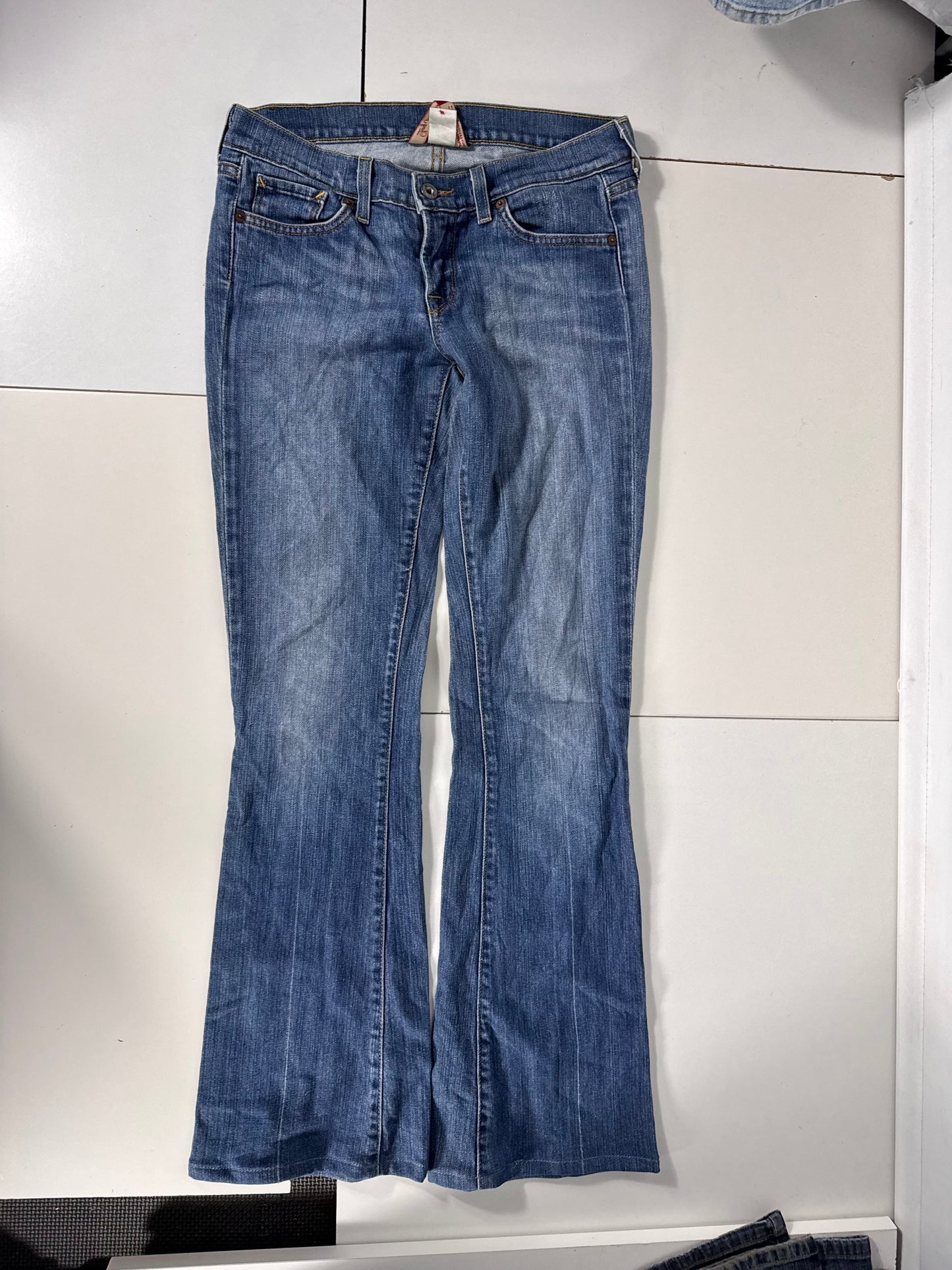 Lavtaljede jeans str: S