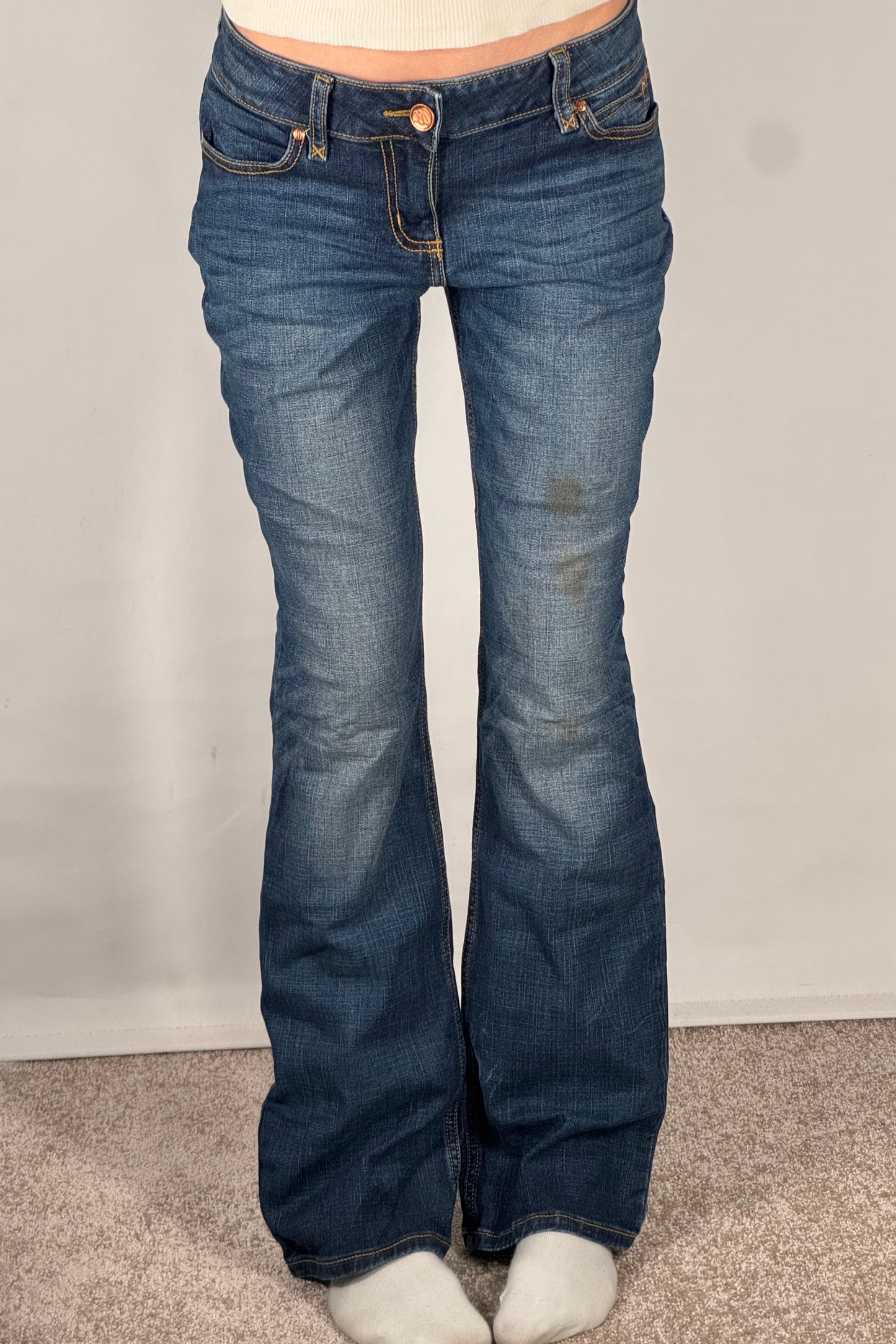 Lågmidjade jeans stl: S