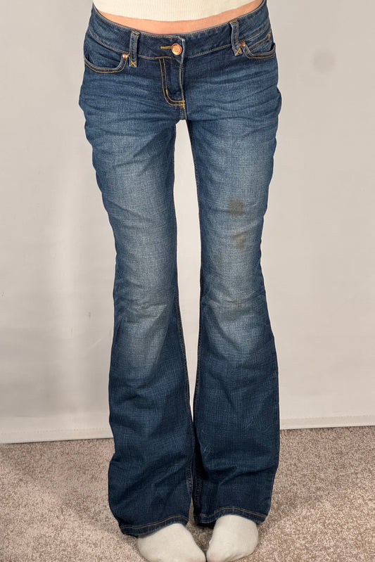 Lavtaljede jeans str: S