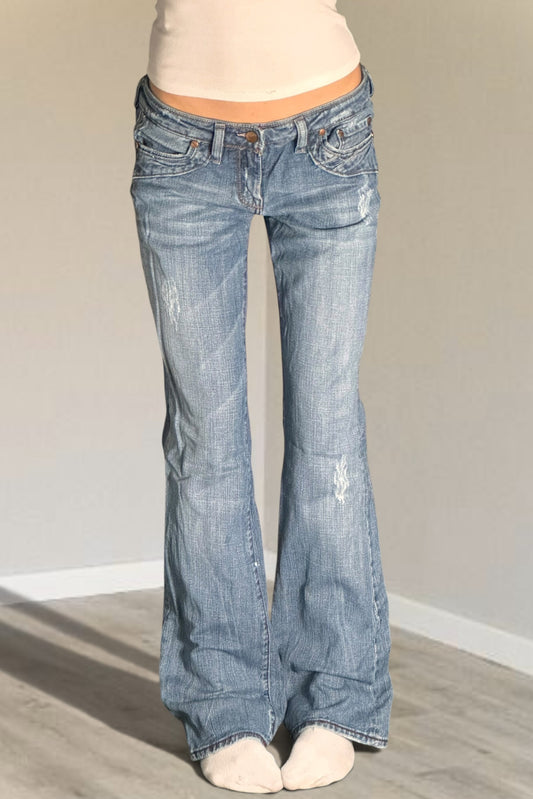 Lågmidjade jeans stl: S
