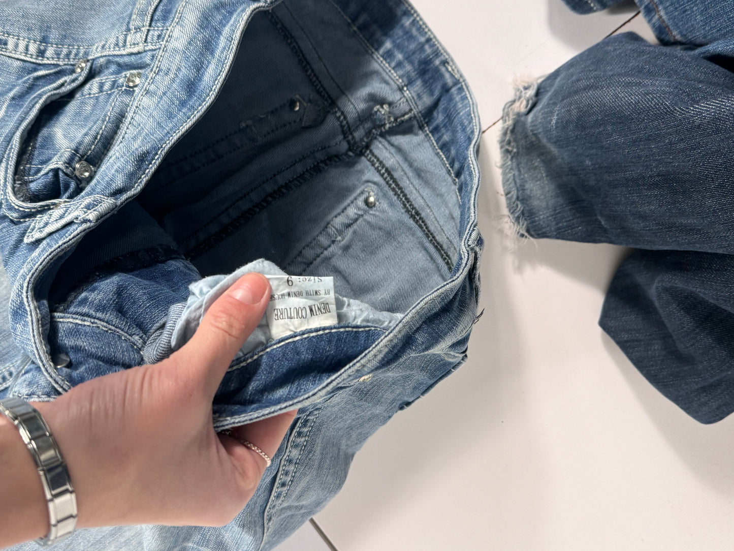 Lågmidjade jeans stl: M