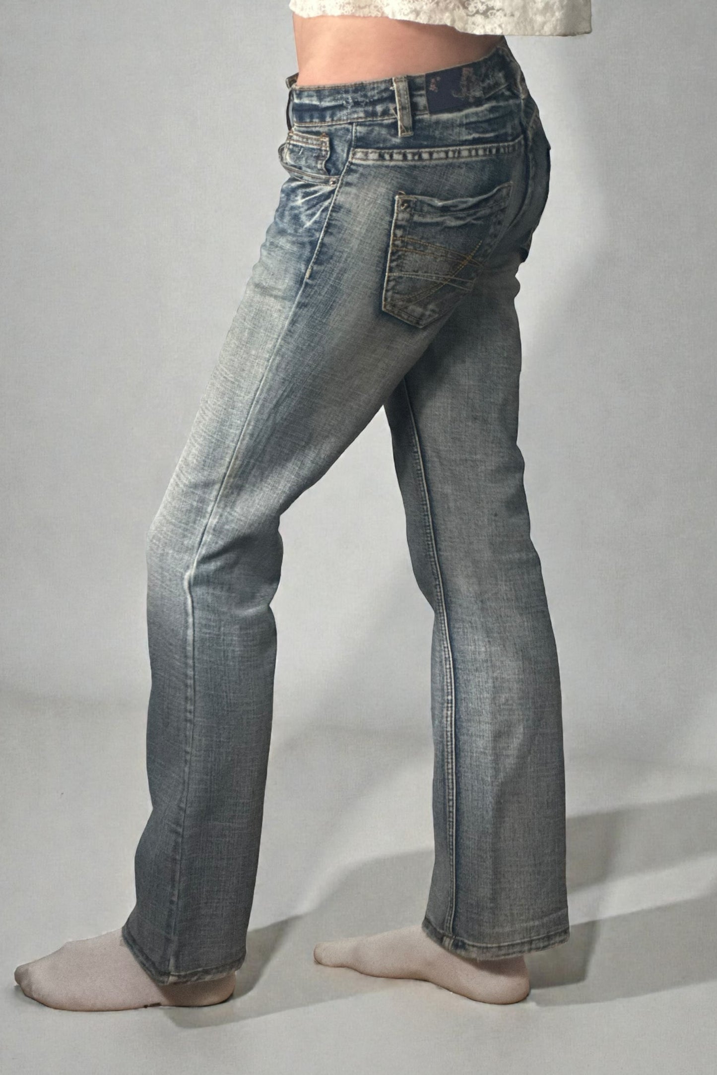 Lågmidjade jeans stl: XS