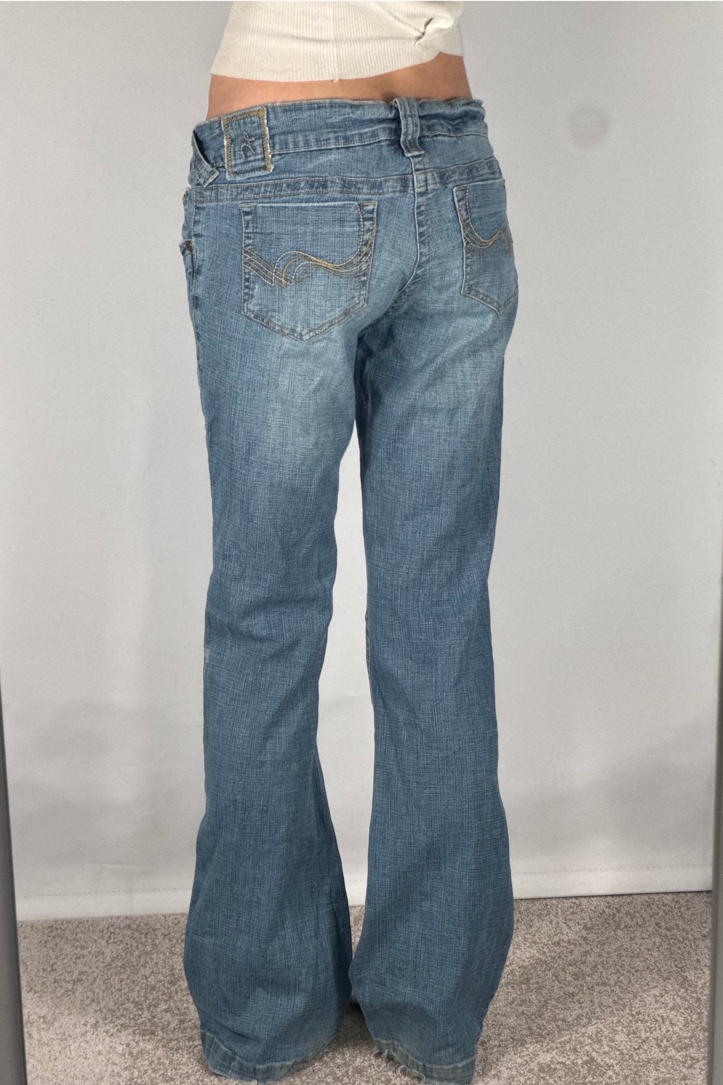 Lågmidjade jeans stl: M