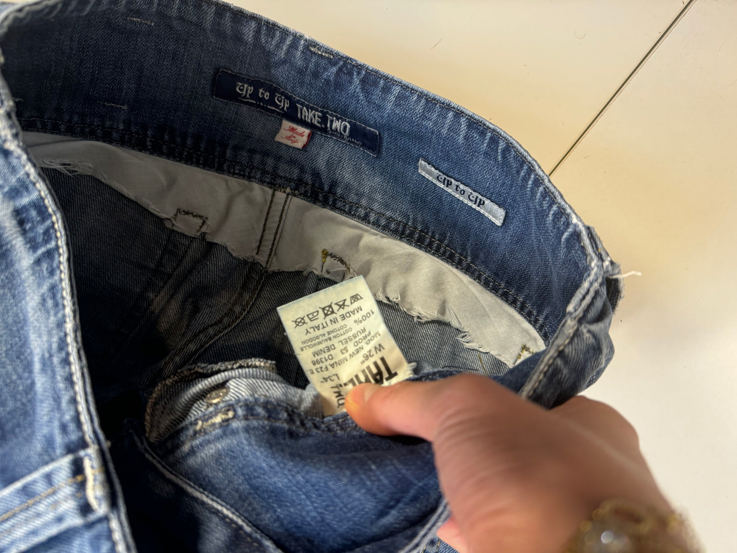 Lågmidjade jeans stl: XS