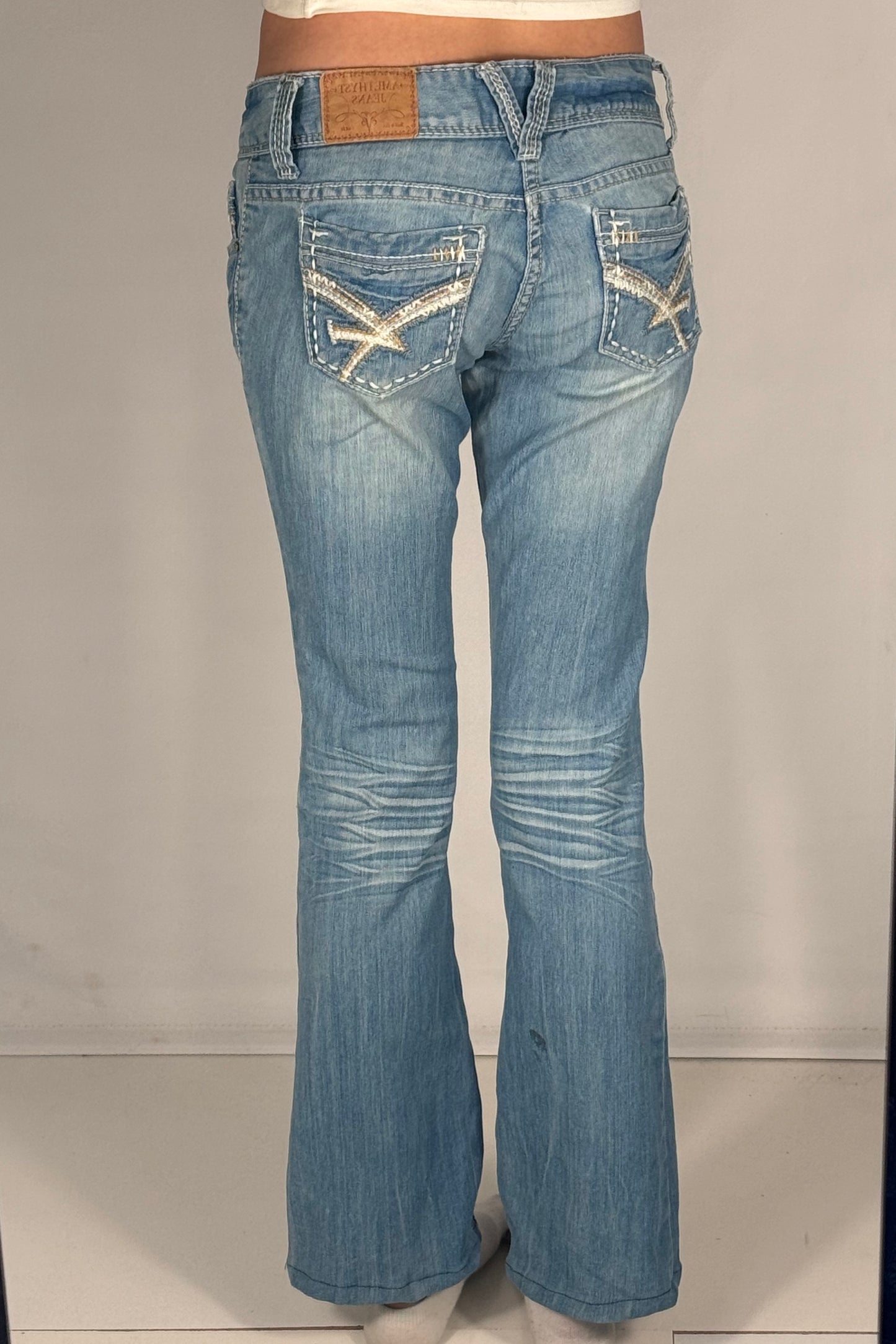 Lågmidjade jeans stl: S
