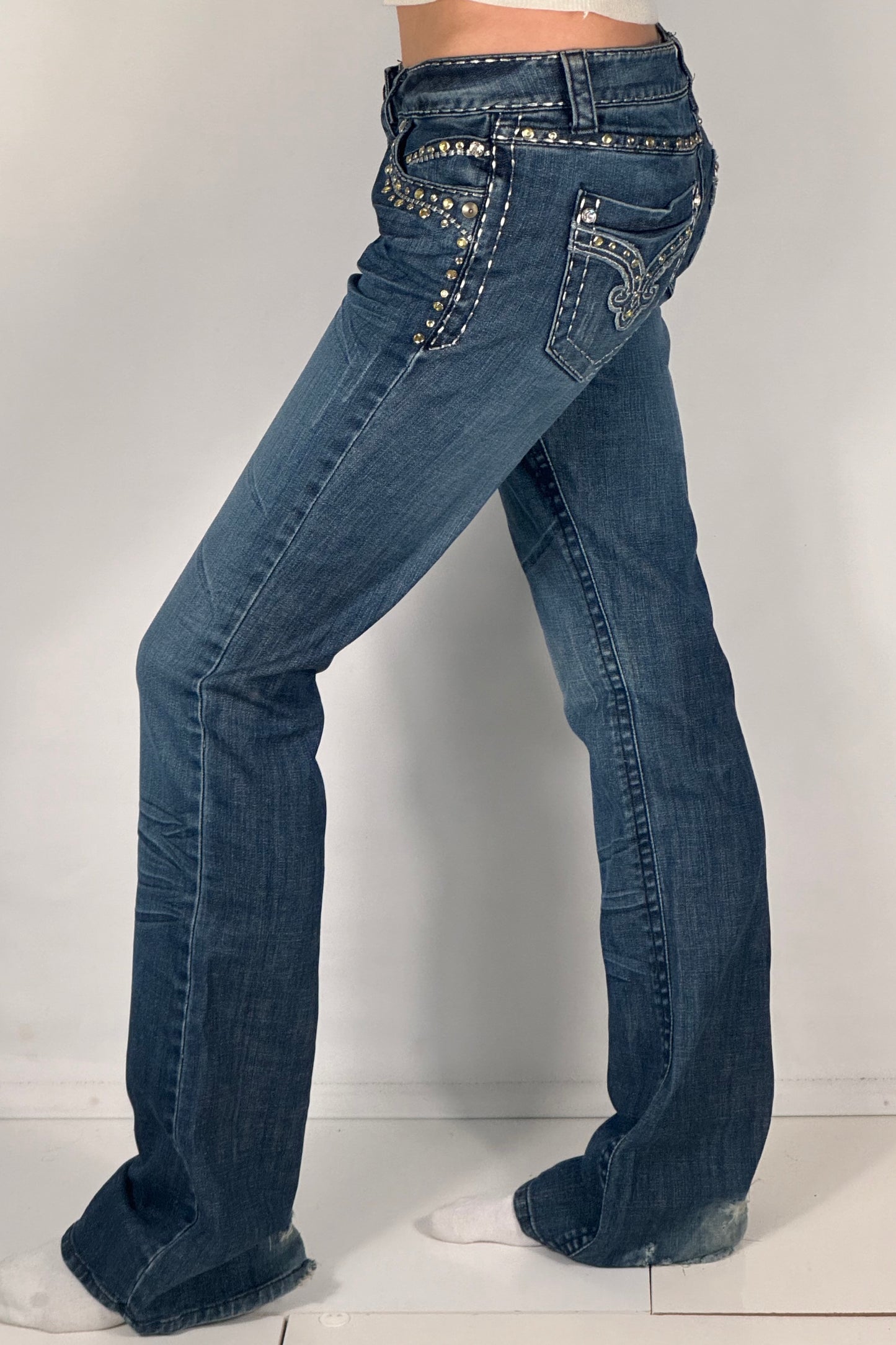Lågmidjade jeans stl: XS
