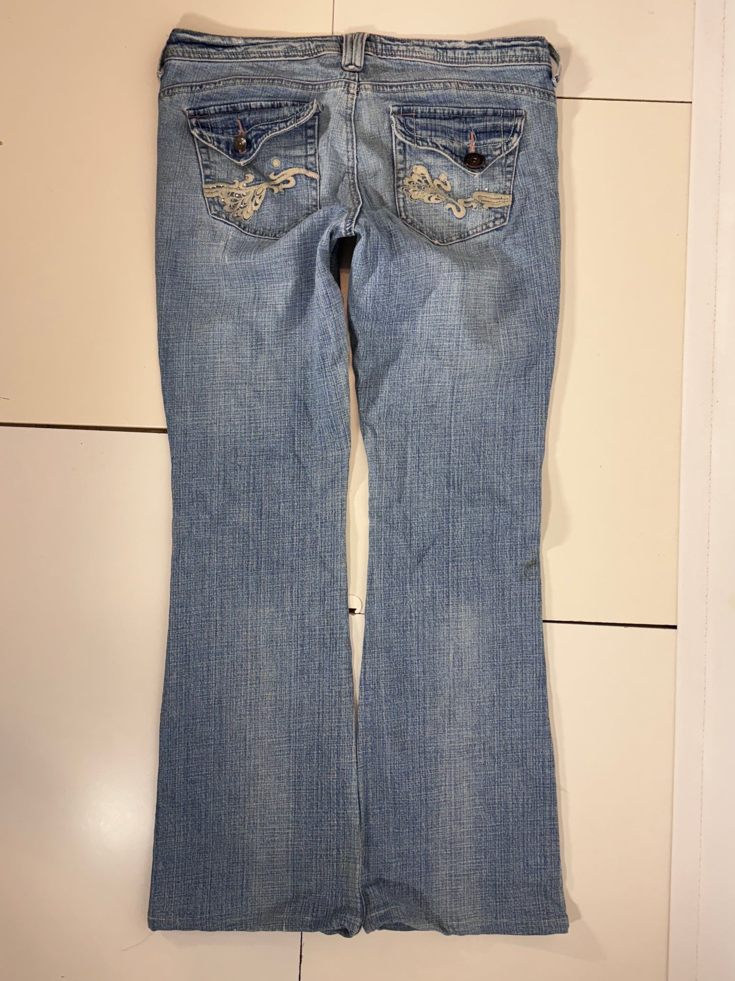 Lågmidjade jeans stl: S