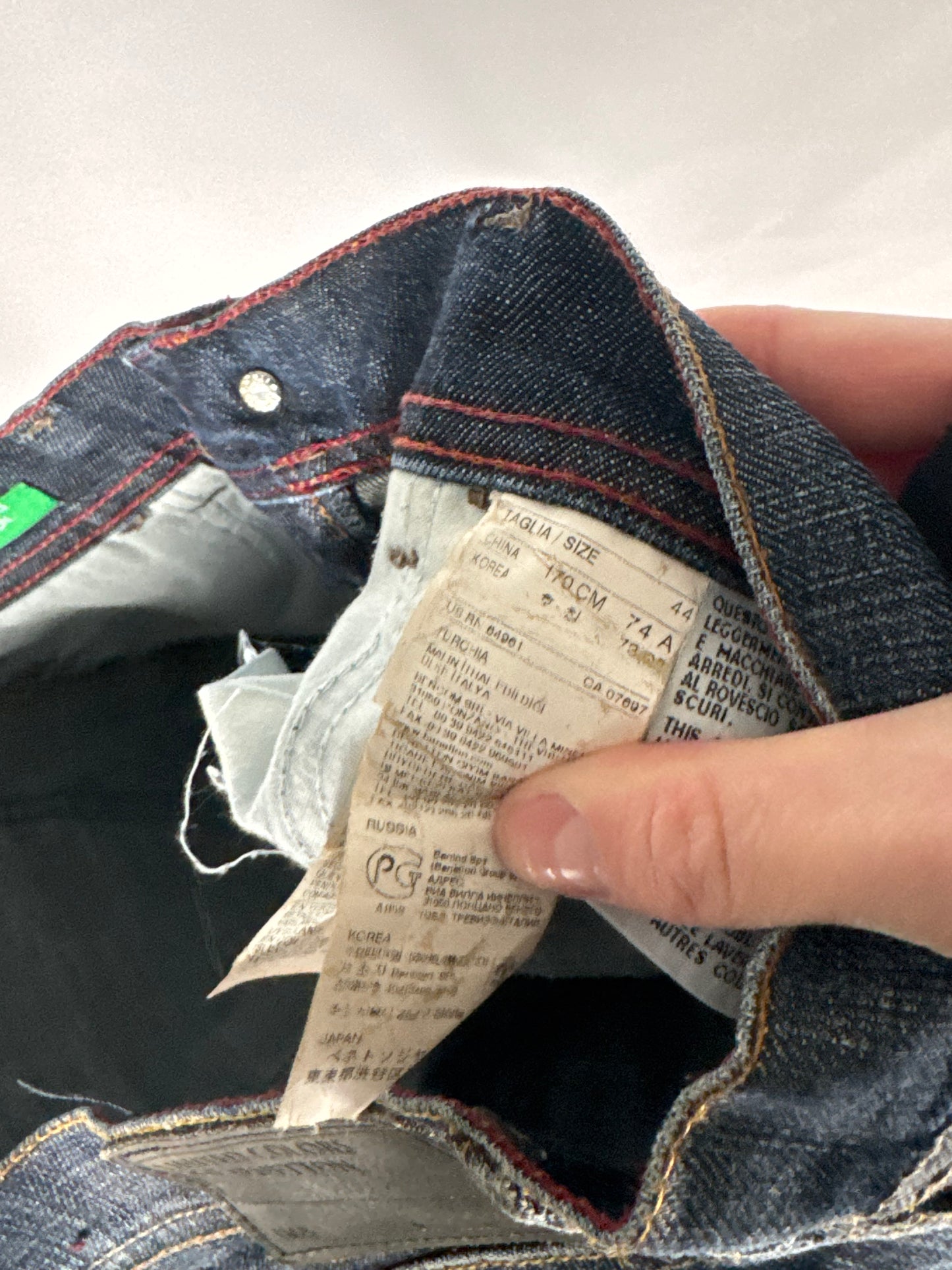 Lågmidjade jeans stl: S/M