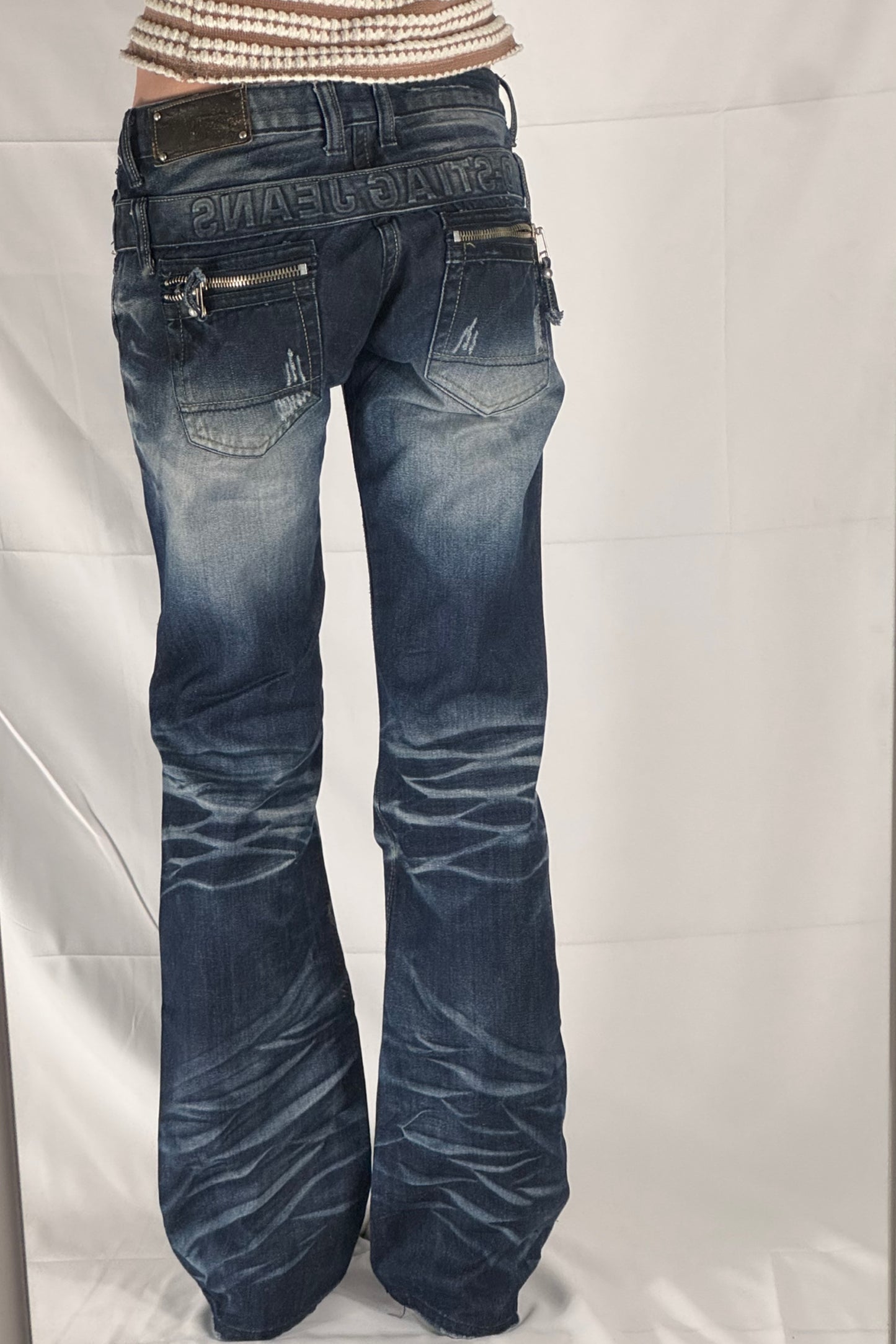 Lågmidjade jeans stl: S