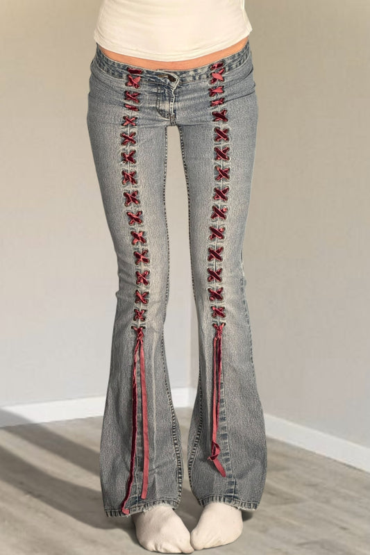 Lågmidjade jeans stl: XXS