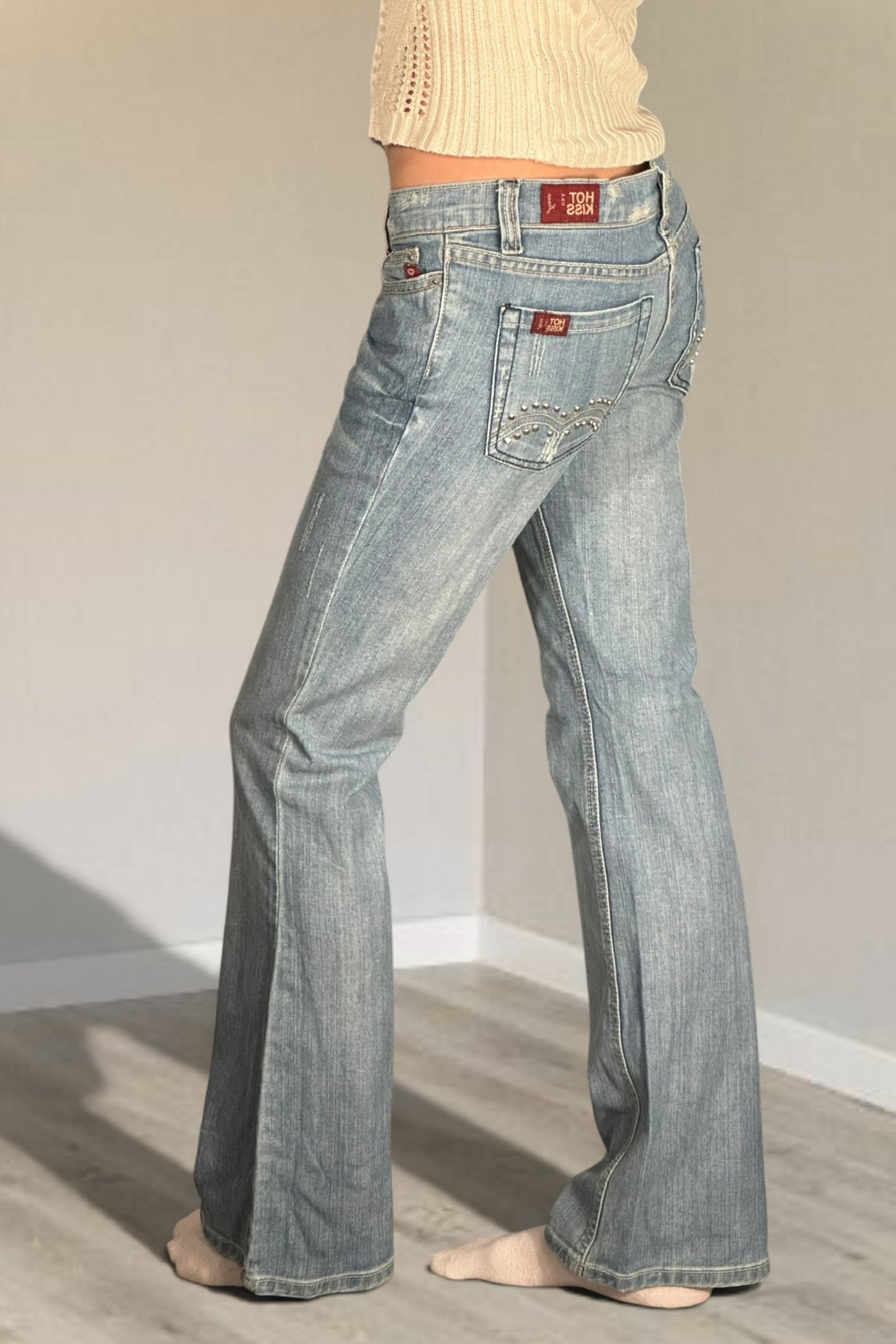 Lågmidjade jeans stl: XS