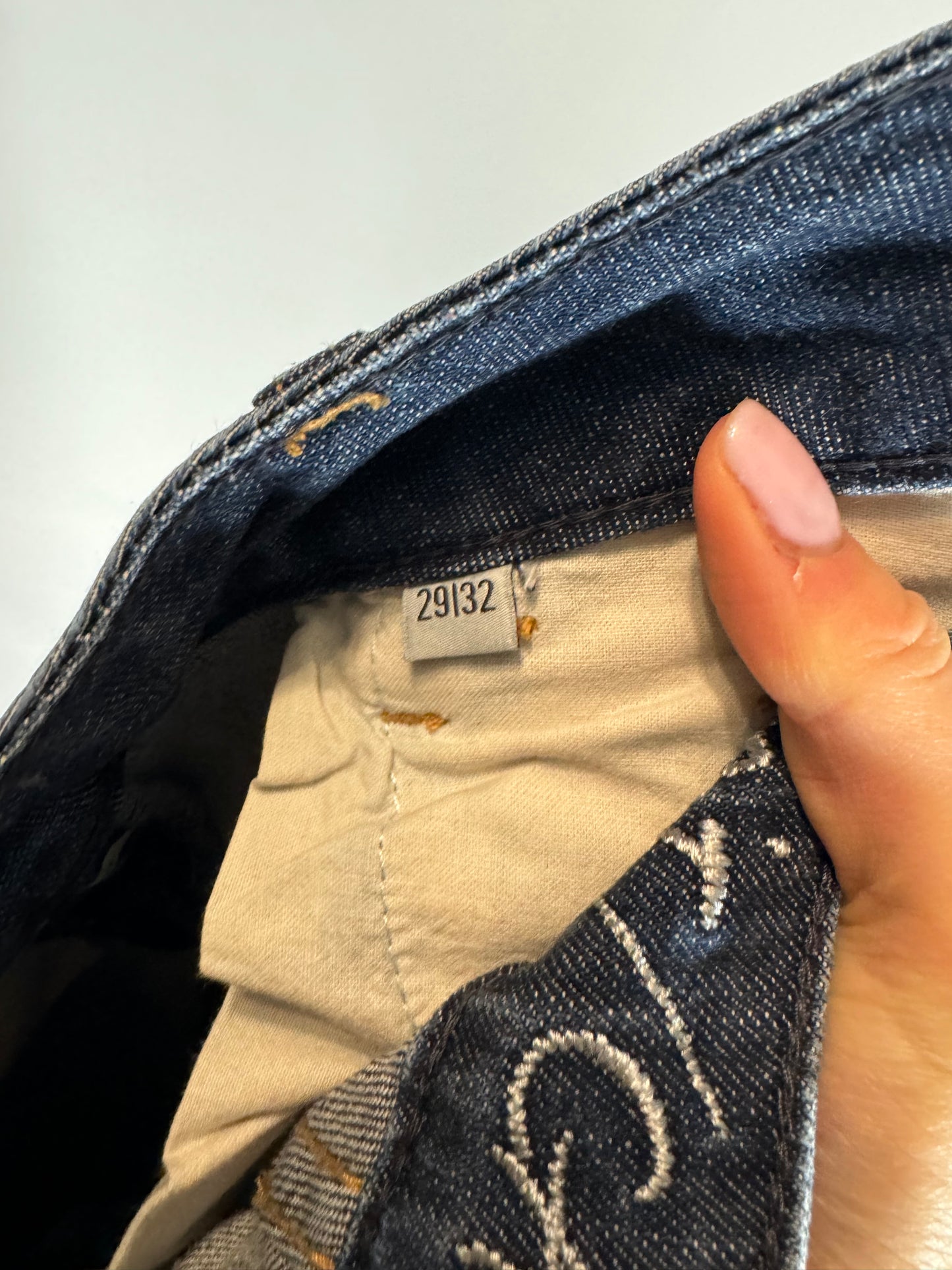 Lågmidjade jeans stl: M