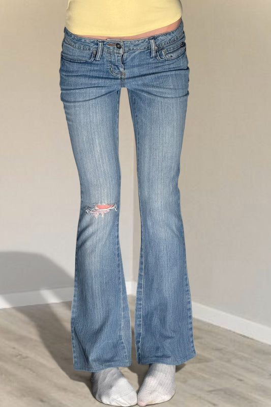 Lågmidjade jeans stl: XS