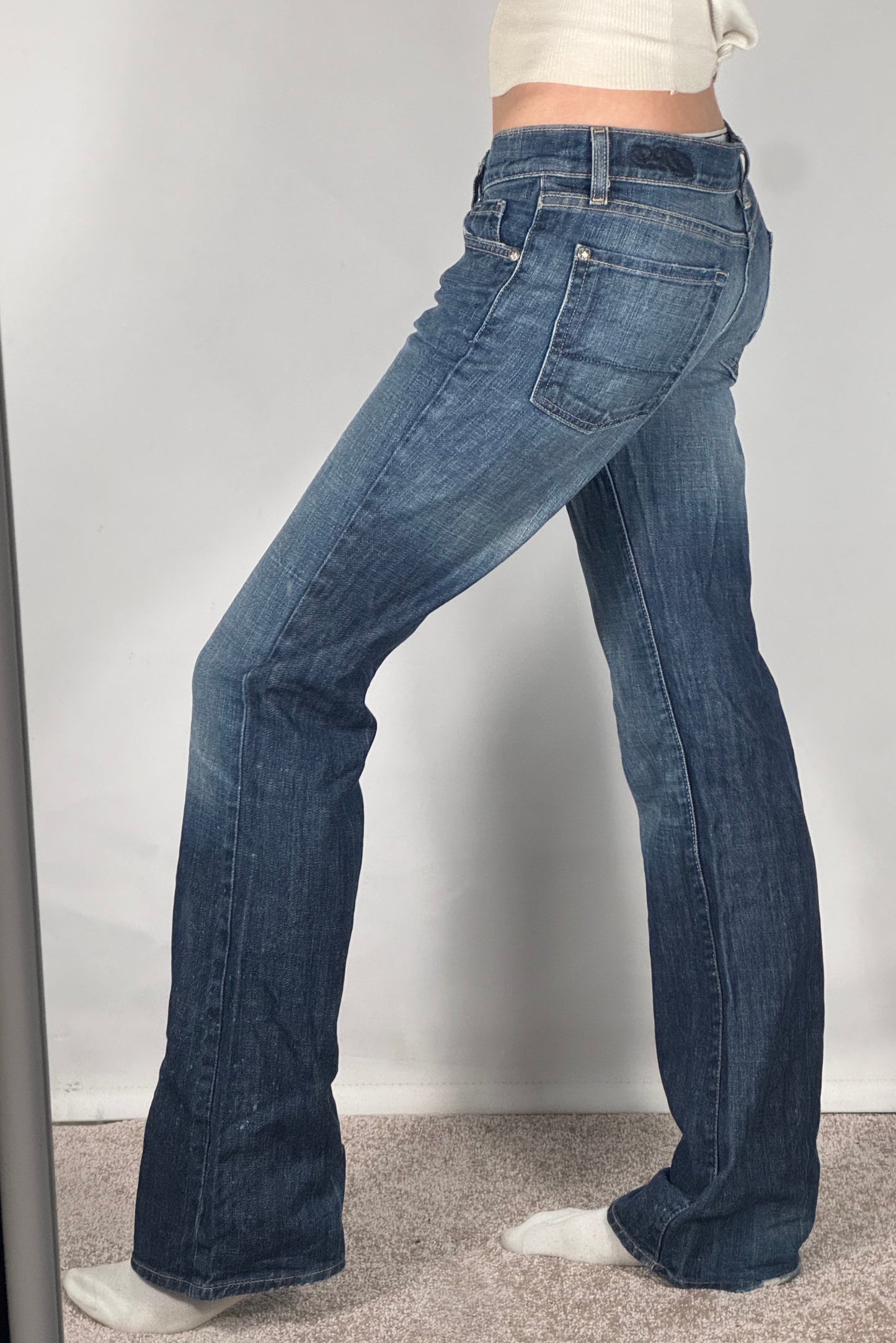 Lågmidjade jeans stl: S
