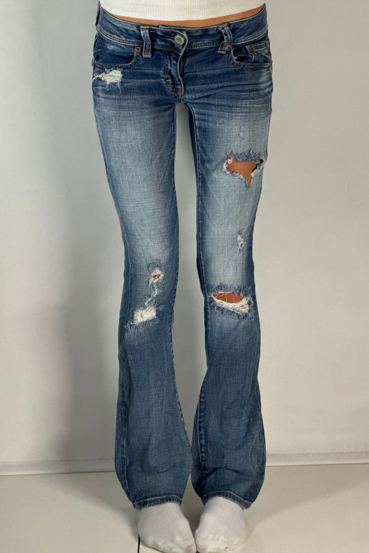 Lågmidjade jeans stl: XXS