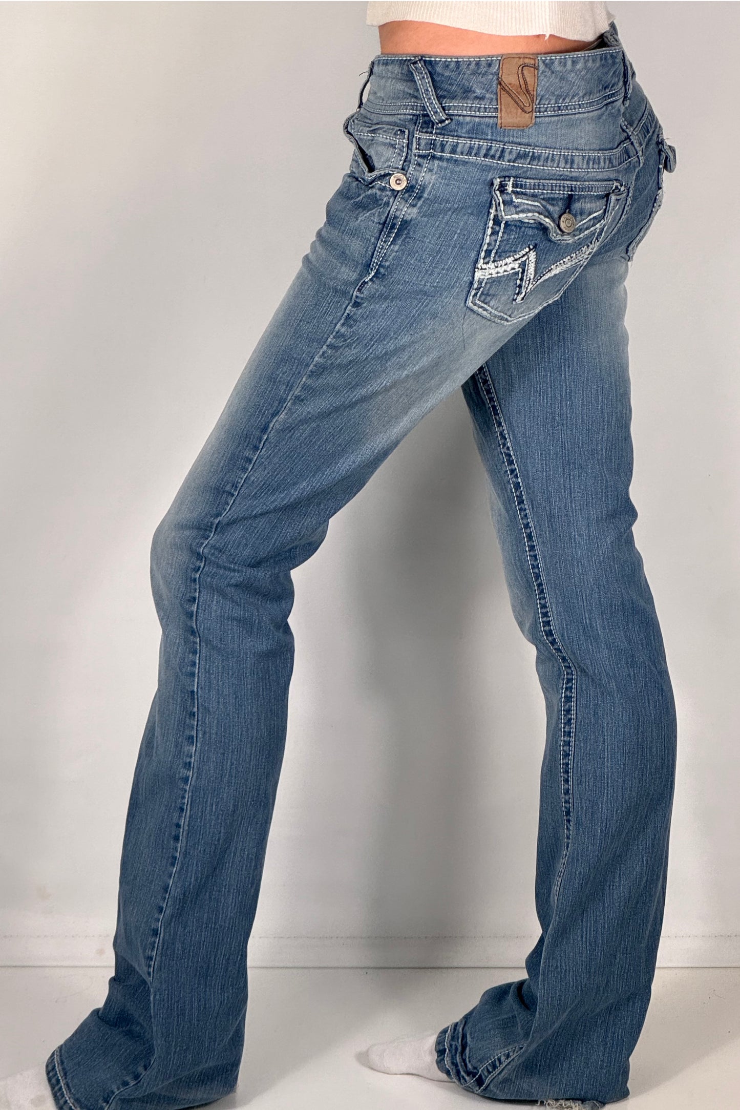 Lågmidjade jeans stl: XS